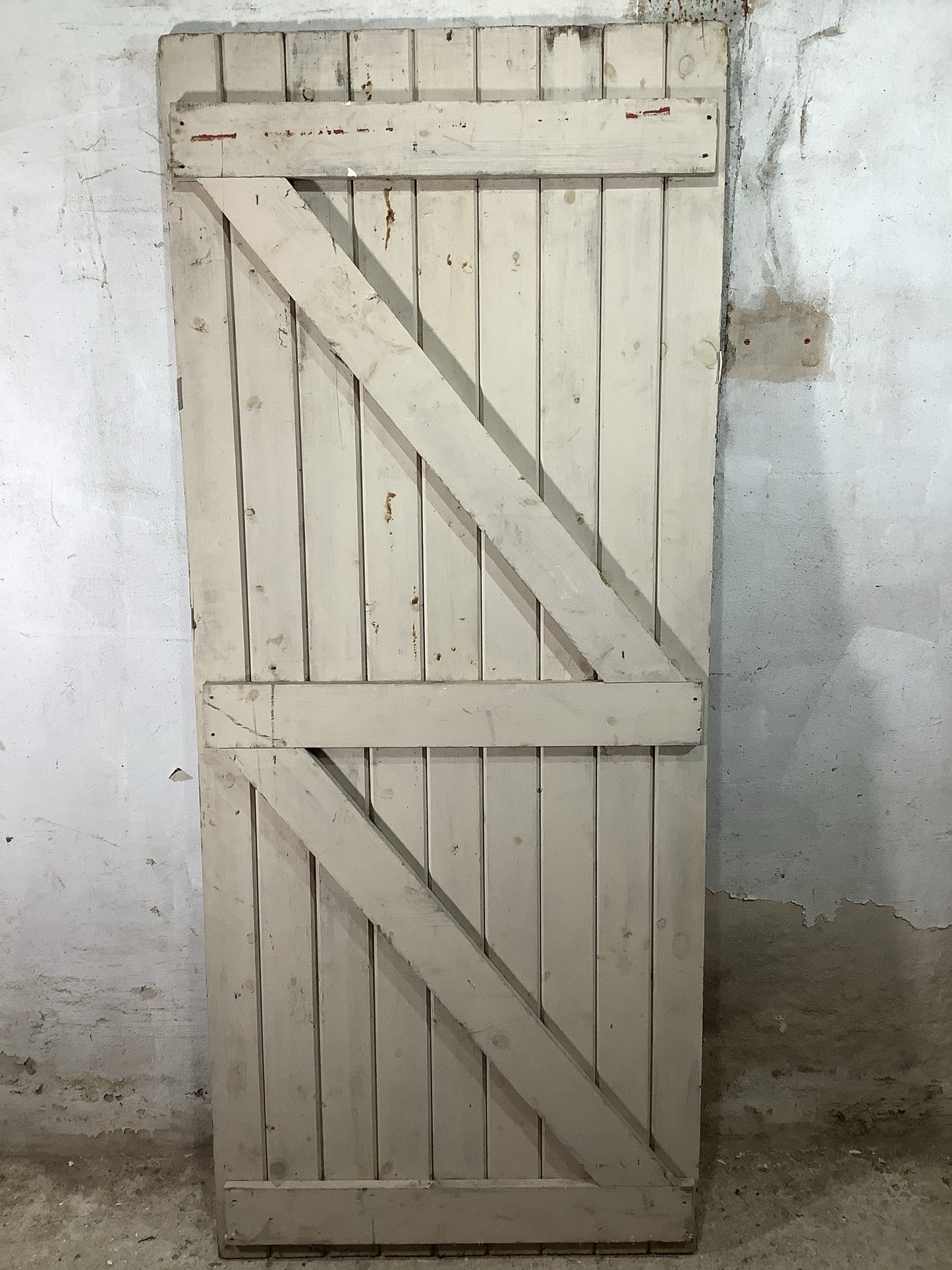 7th Pic Old Internal Painted  Pine Reclaimed Door