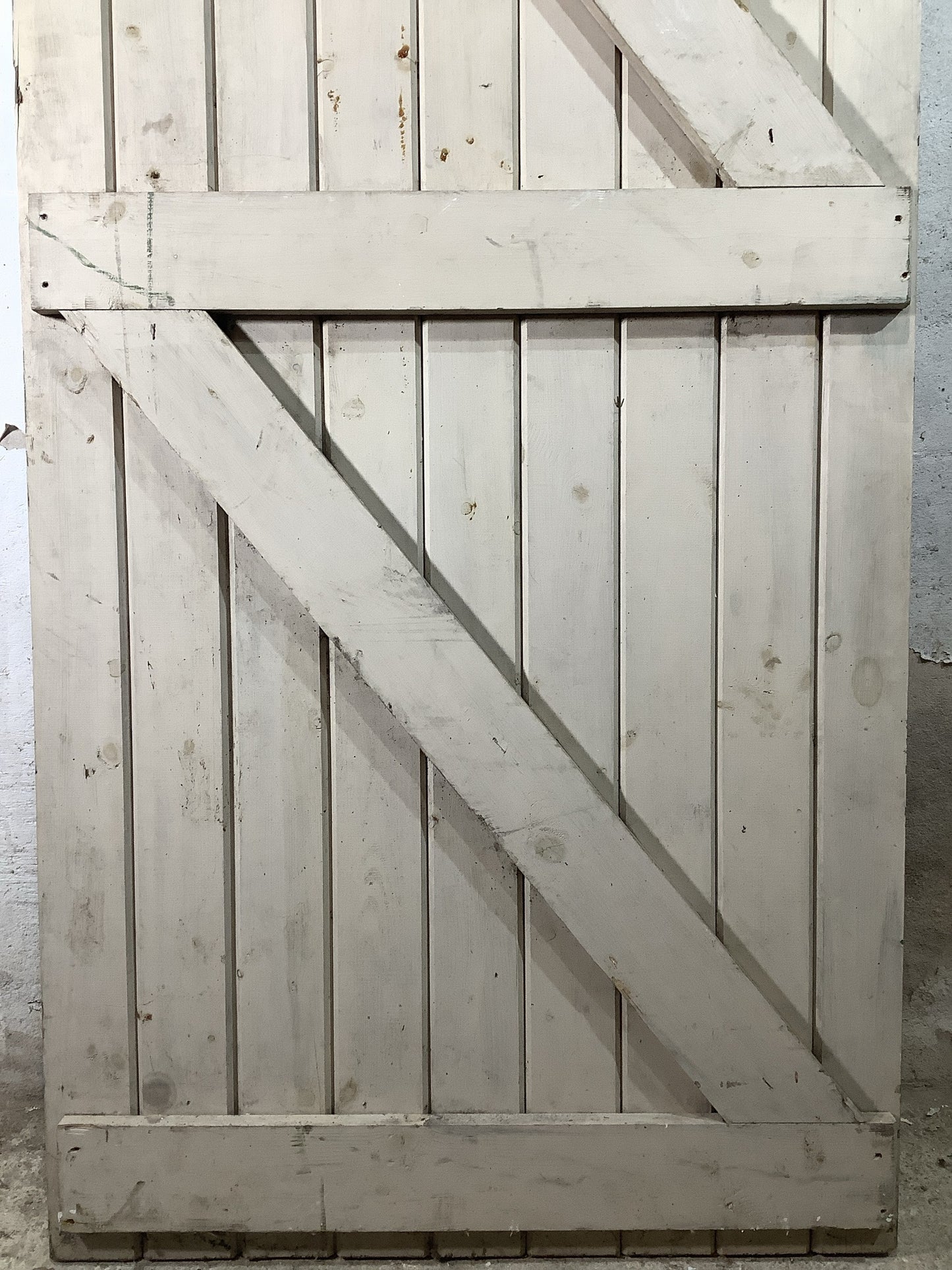 9th Pic Old Internal Painted  Pine Reclaimed Door