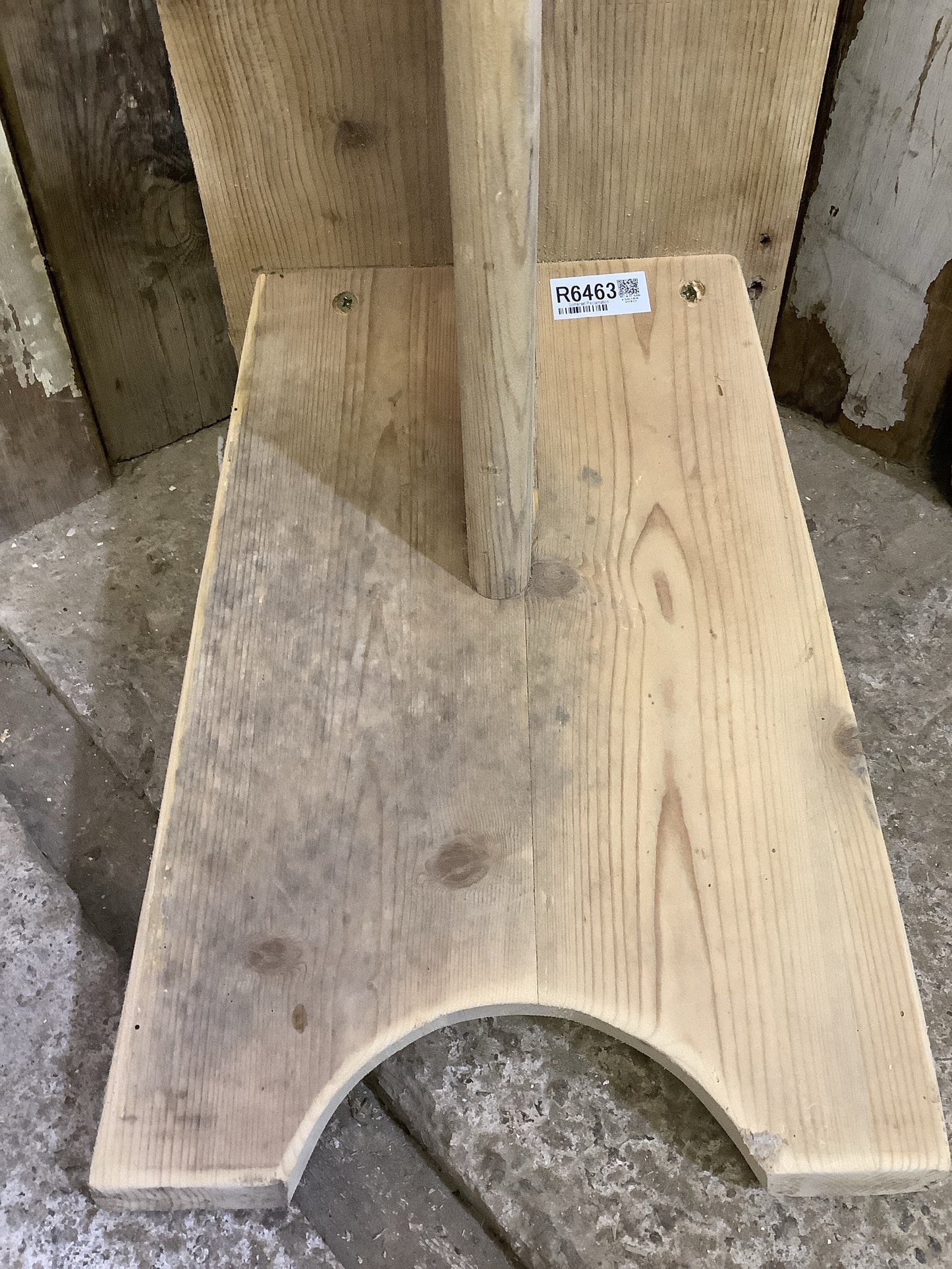 5'4" 4 Seater Rustic Reclaimed Sanded Back Country Pine Kitchen Bench Wooden