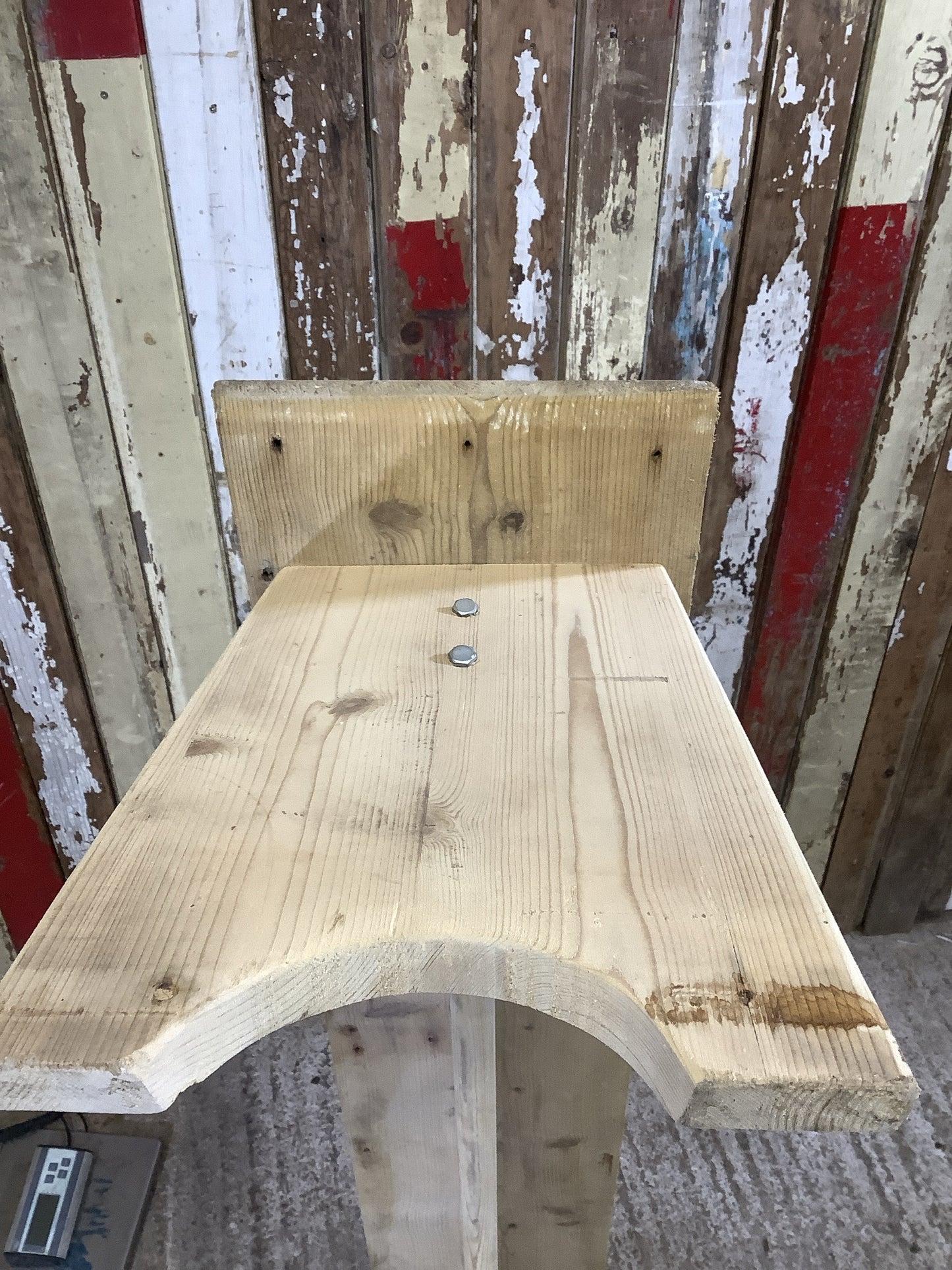 5'4" 4 Seater Rustic Reclaimed Sanded Back Country Pine Kitchen Bench Wooden