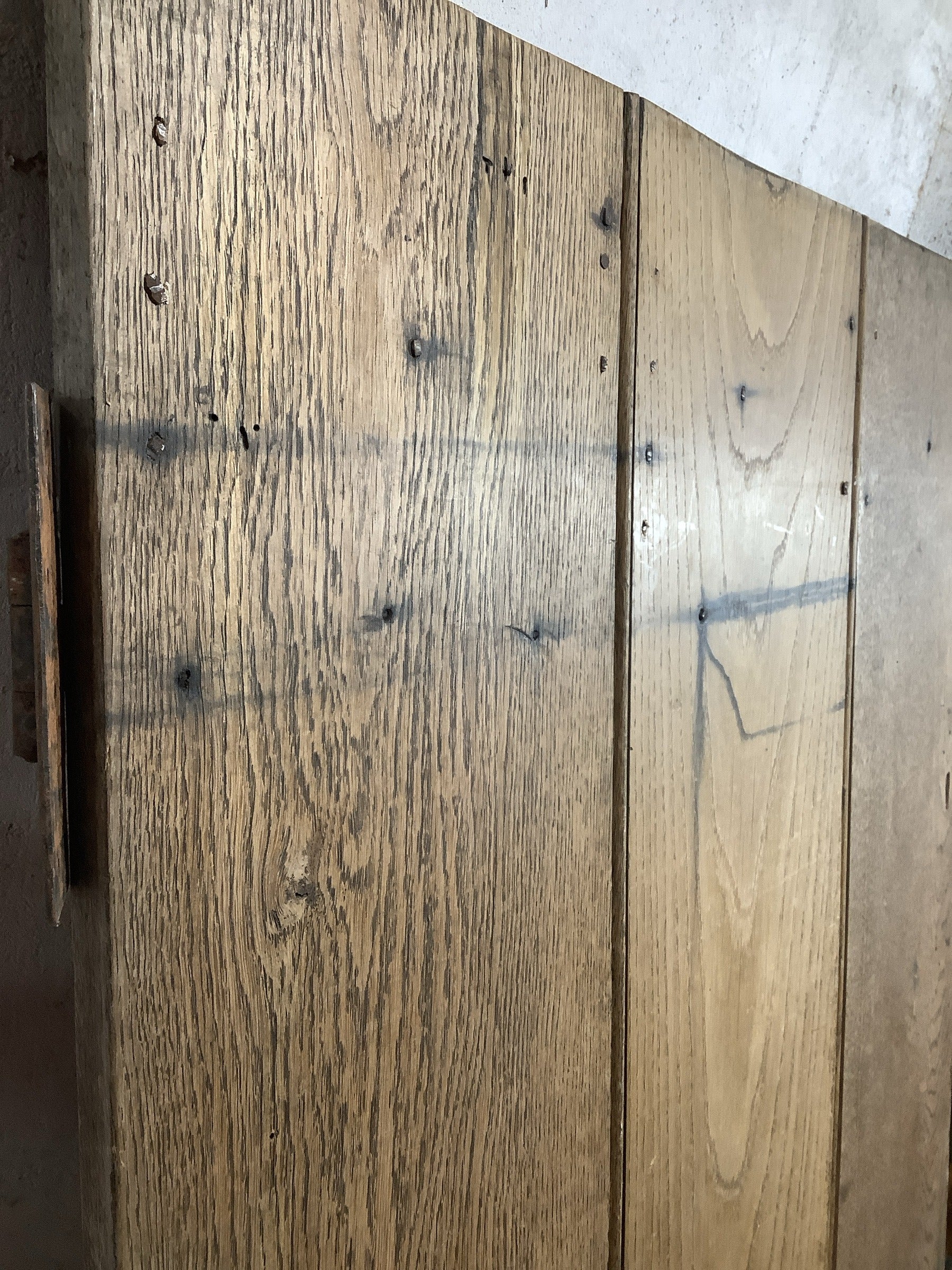 6th Pic Old Internal Varnished  Oak Reclaimed Door