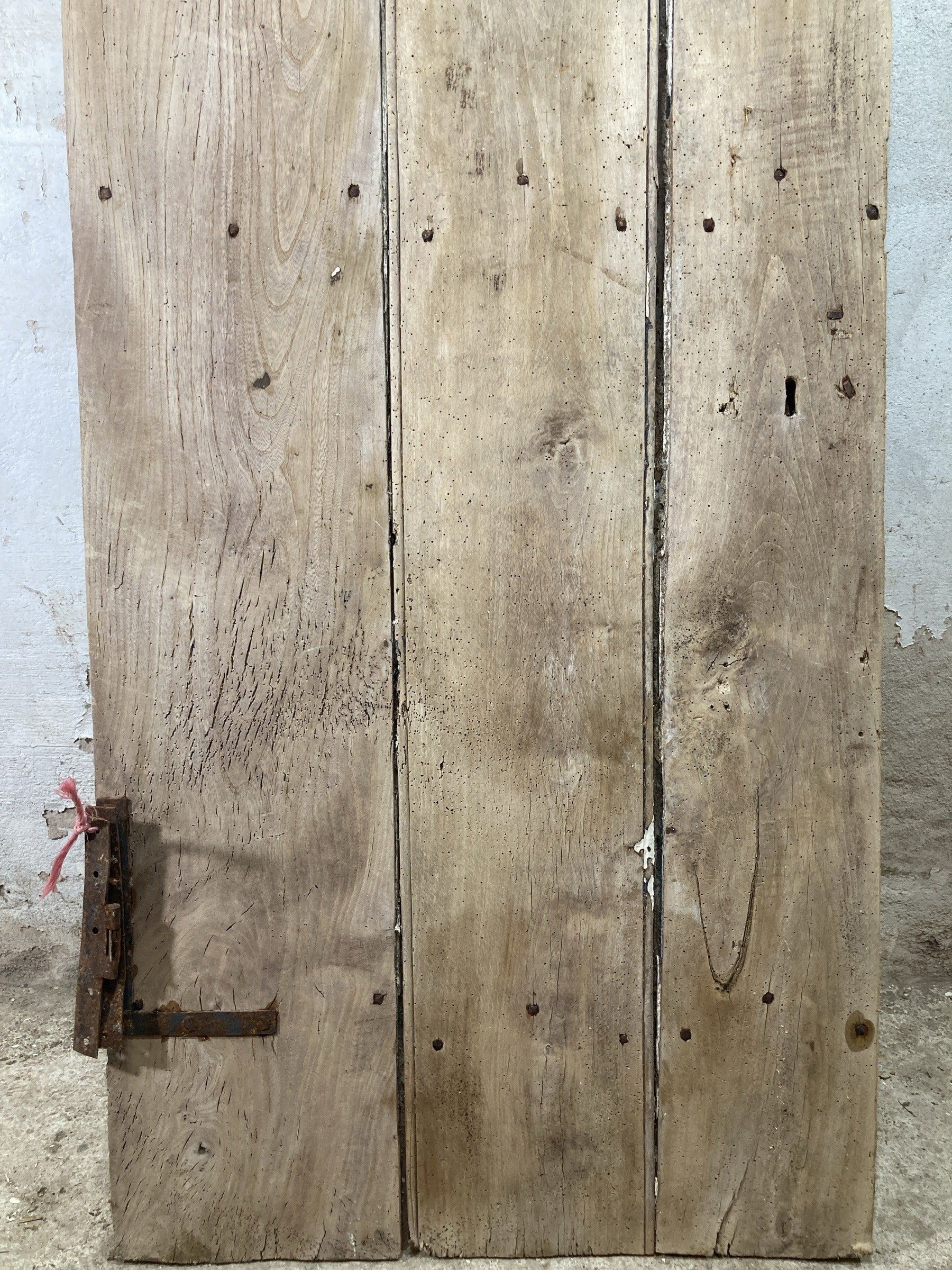 3rd Pic Very Old Internal Stripped  Elm Reclaimed Door