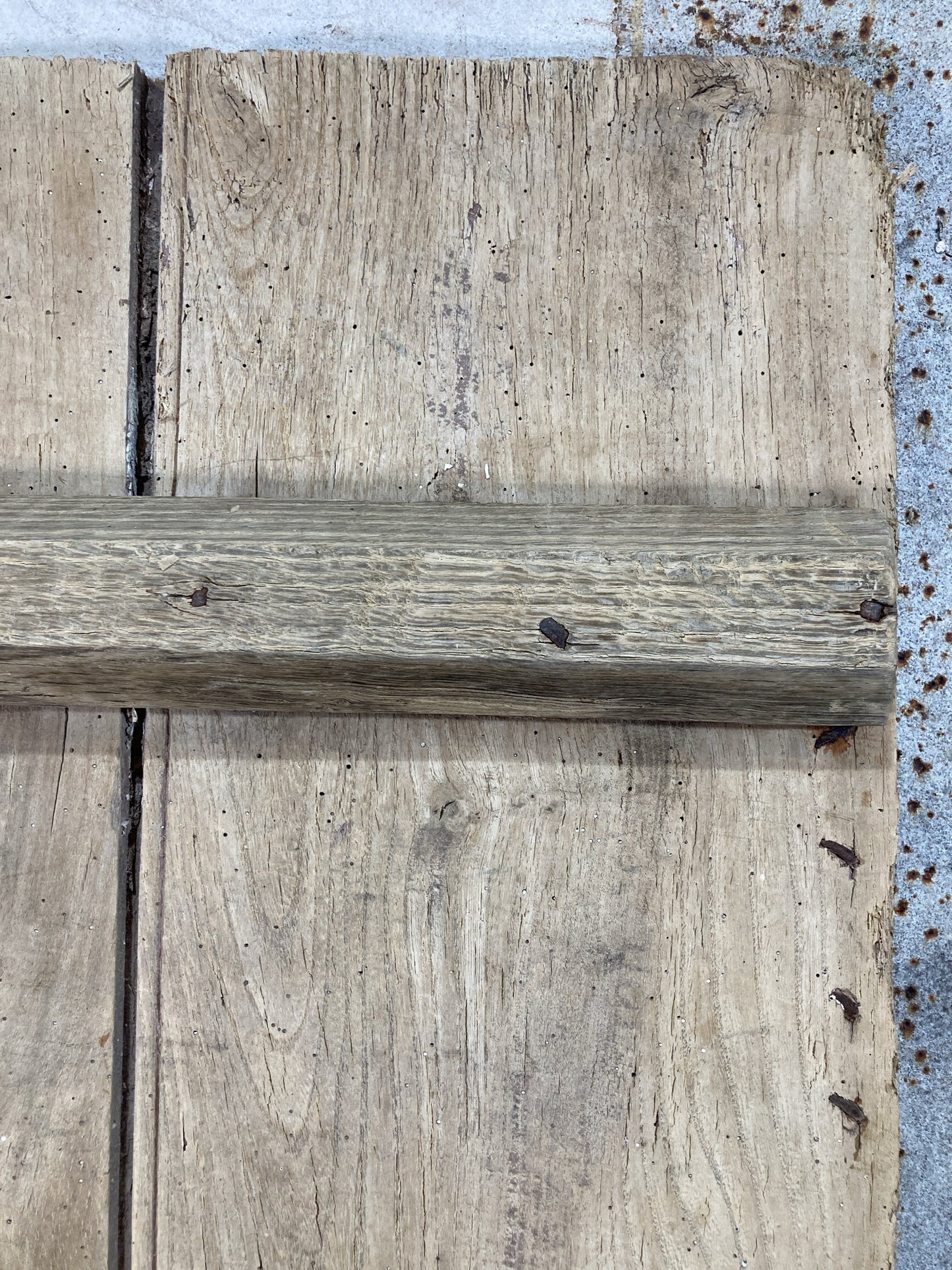 11th Pic Very Old Internal Stripped  Elm Reclaimed Door