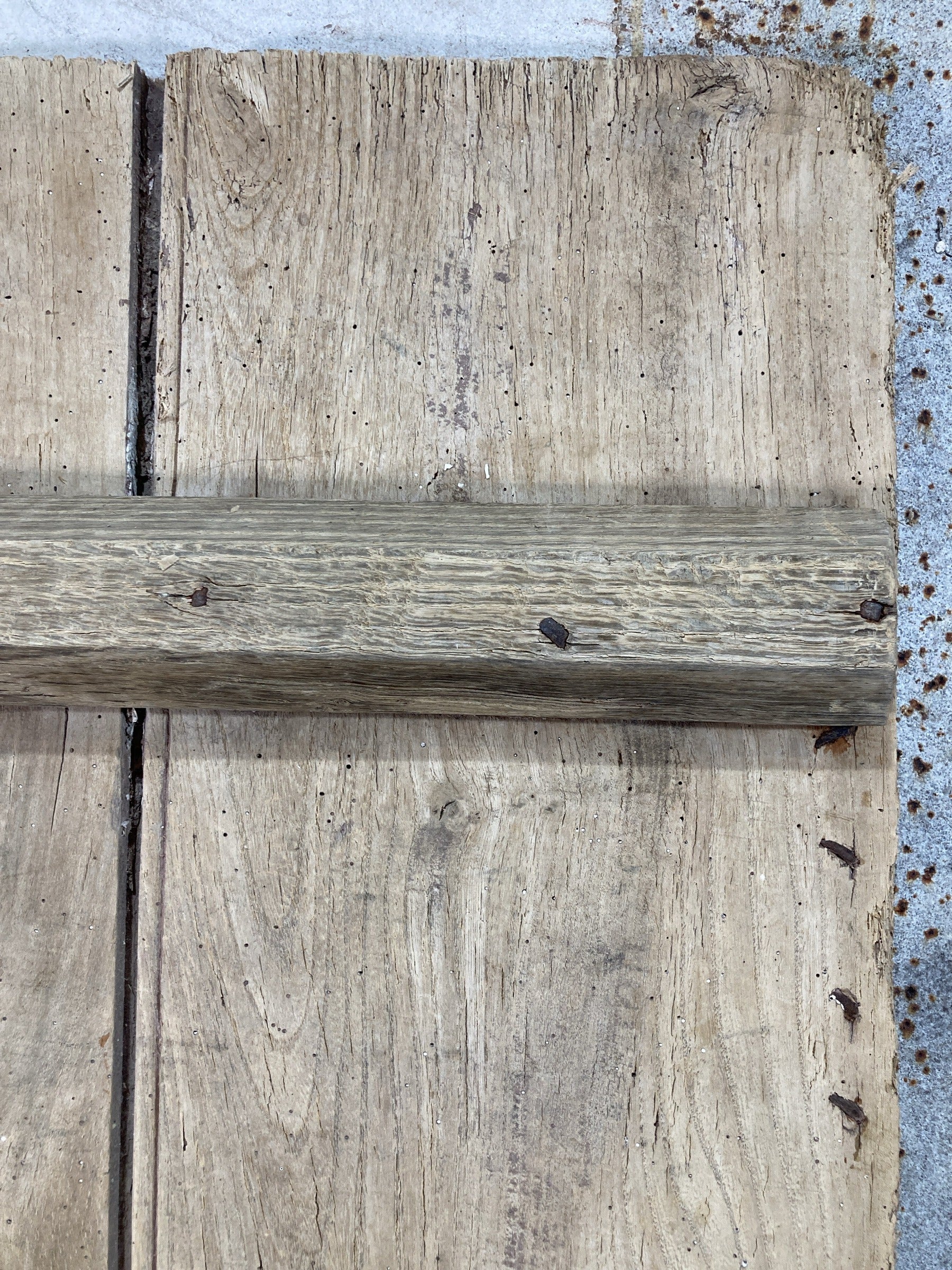 11th Pic Very Old Internal Stripped  Elm Reclaimed Door