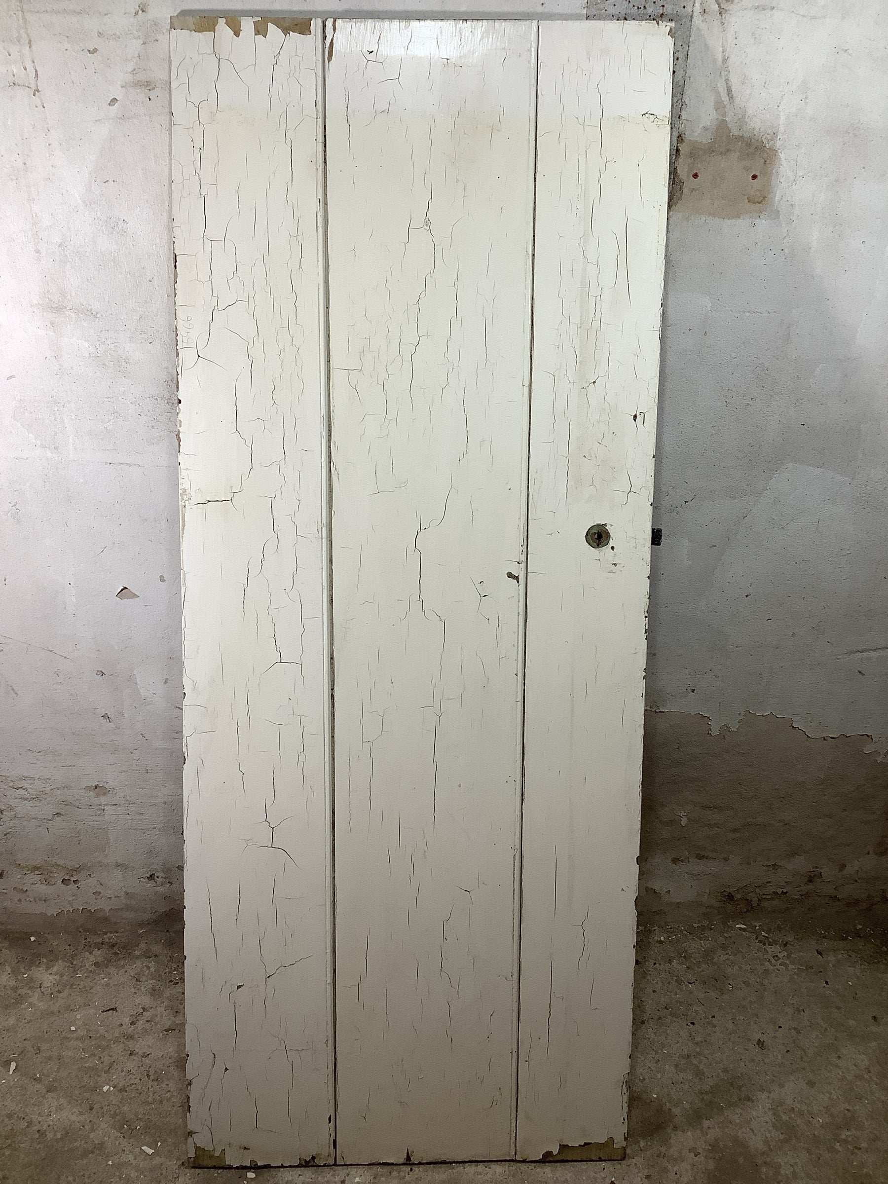 Main Picture Very Old Internal Painted  Elm Reclaimed Door