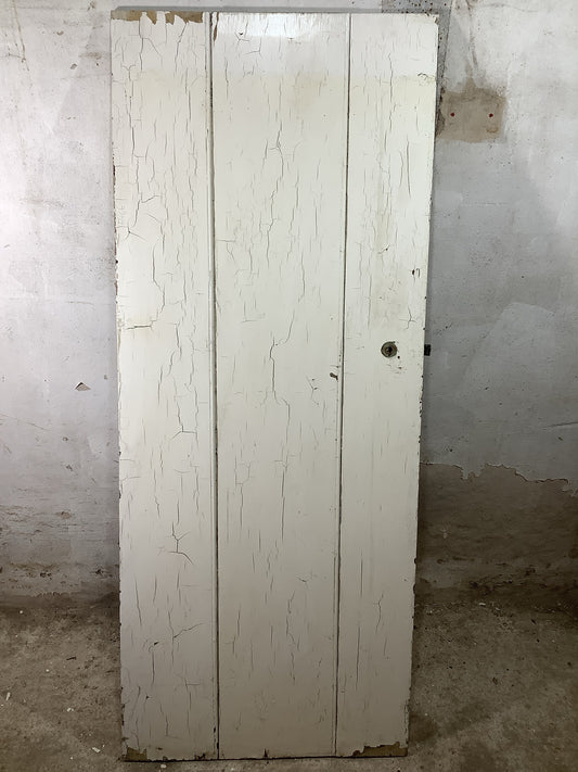 Main Picture Very Old Internal Painted  Elm Reclaimed Door