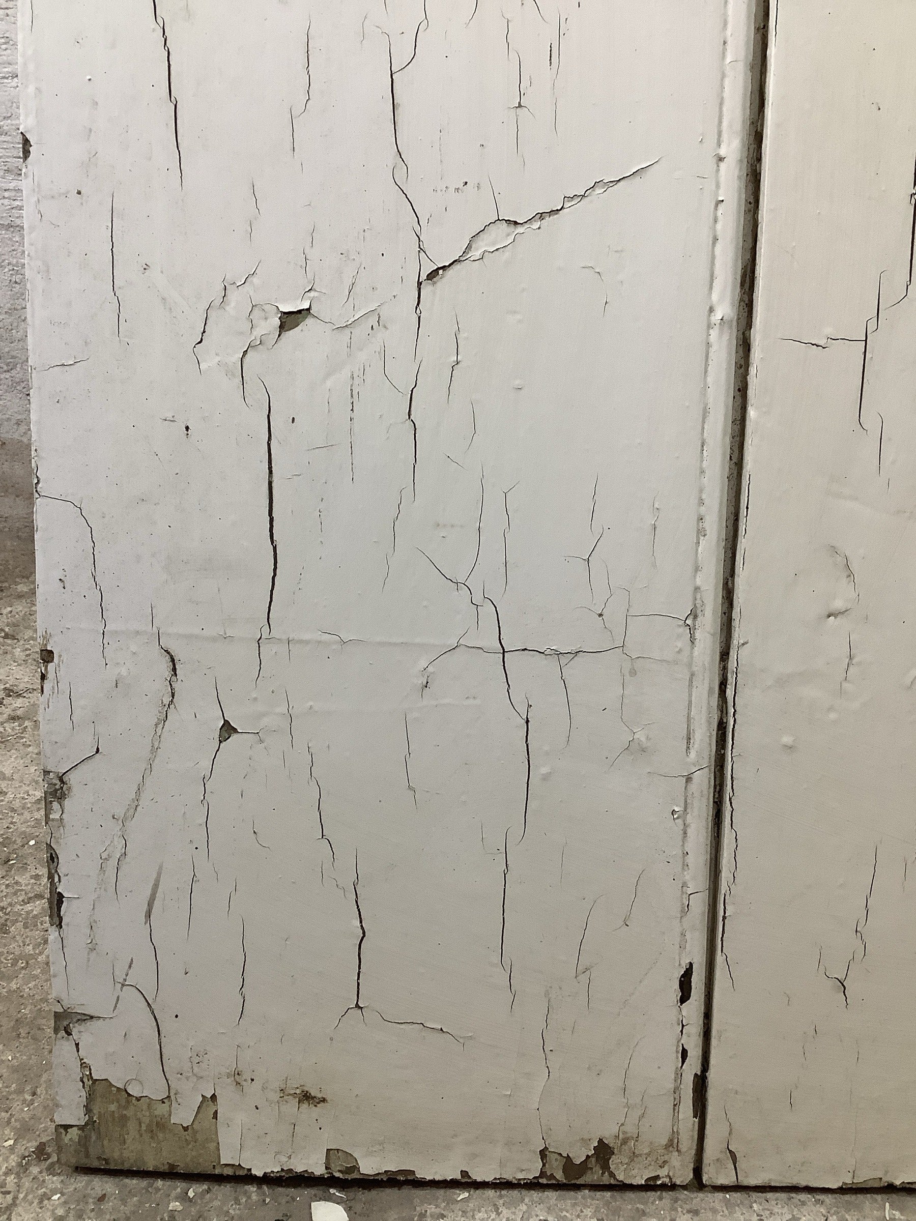 6th Pic Very Old Internal Painted  Elm Reclaimed Door