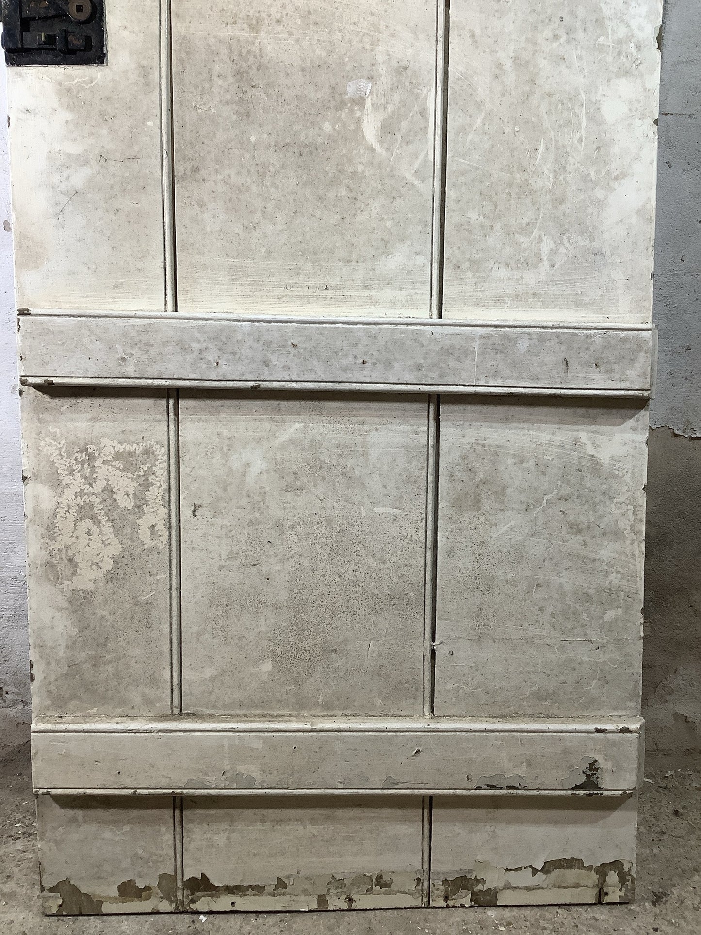 9th Pic Very Old Internal Painted  Elm Reclaimed Door