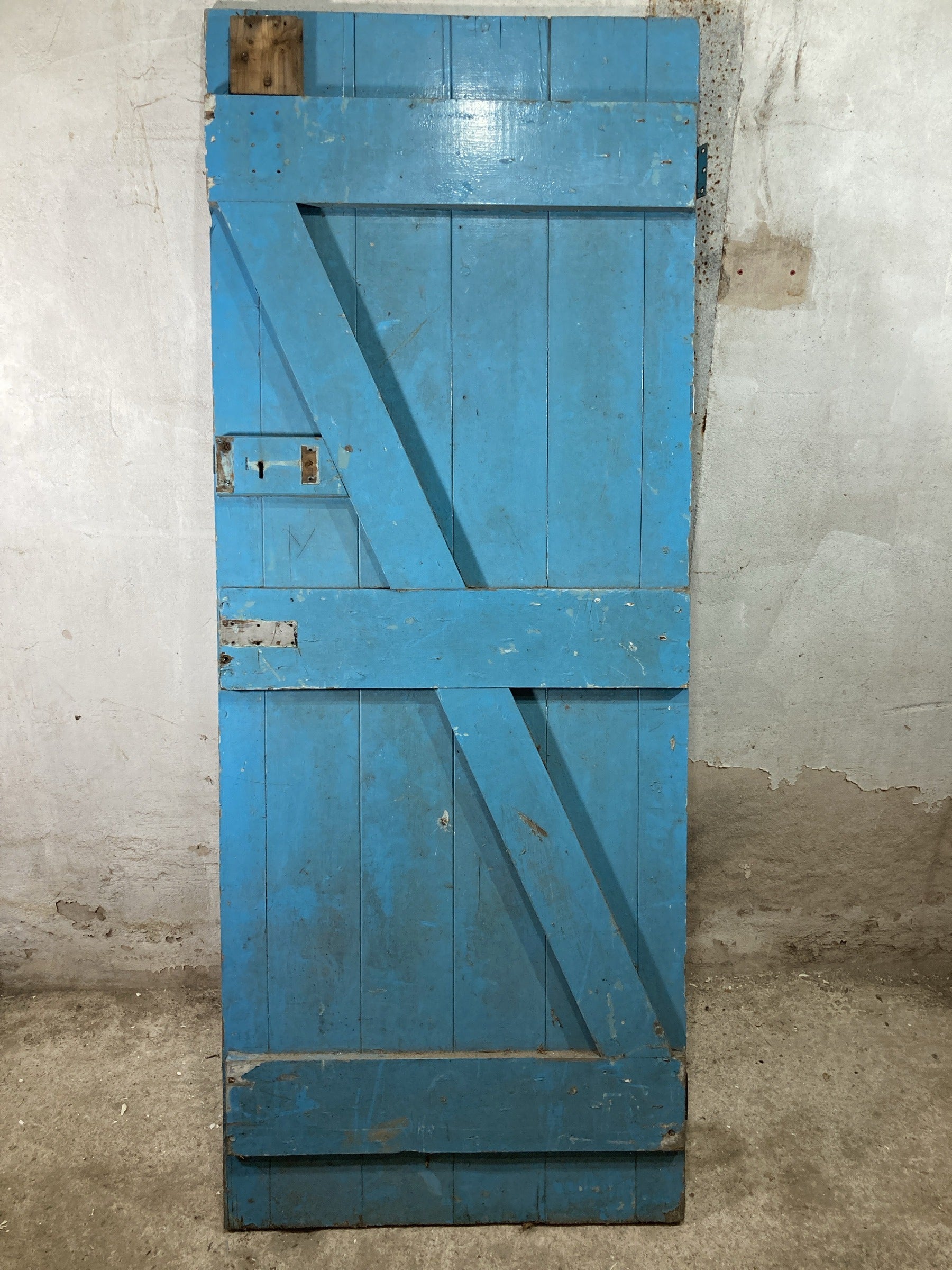 7th Pic Old Internal Painted  Pine Reclaimed Door