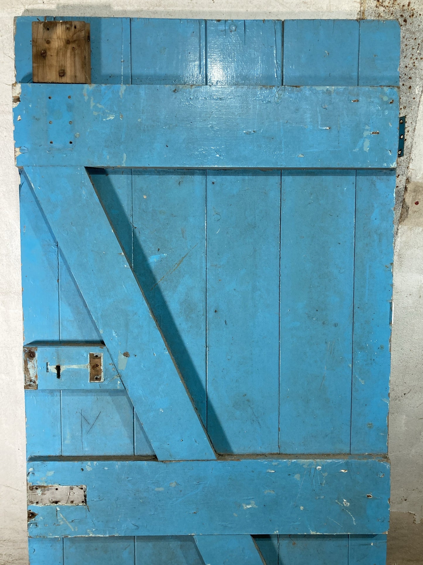 8th Pic Old Internal Painted  Pine Reclaimed Door