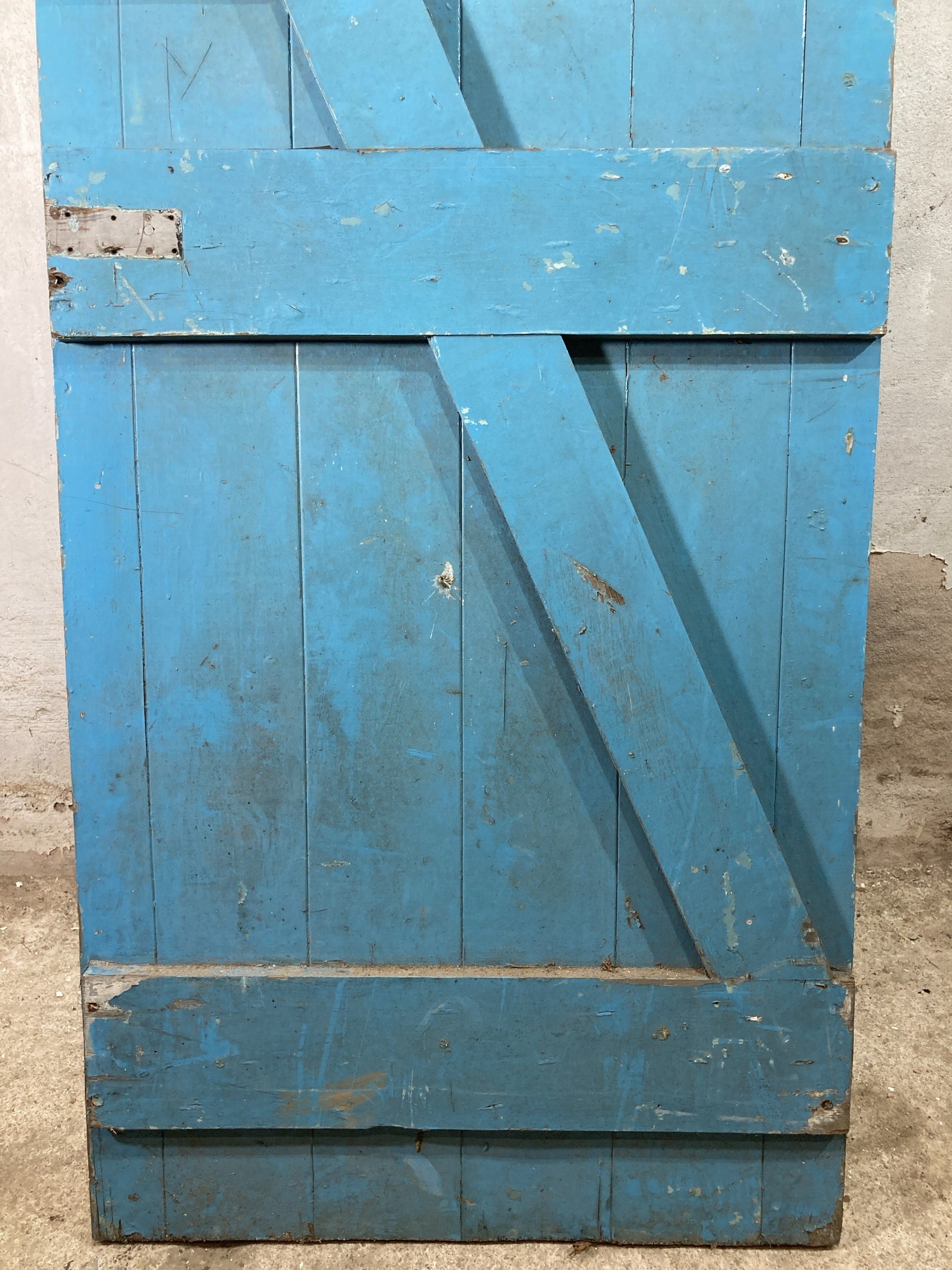 9th Pic Old Internal Painted  Pine Reclaimed Door