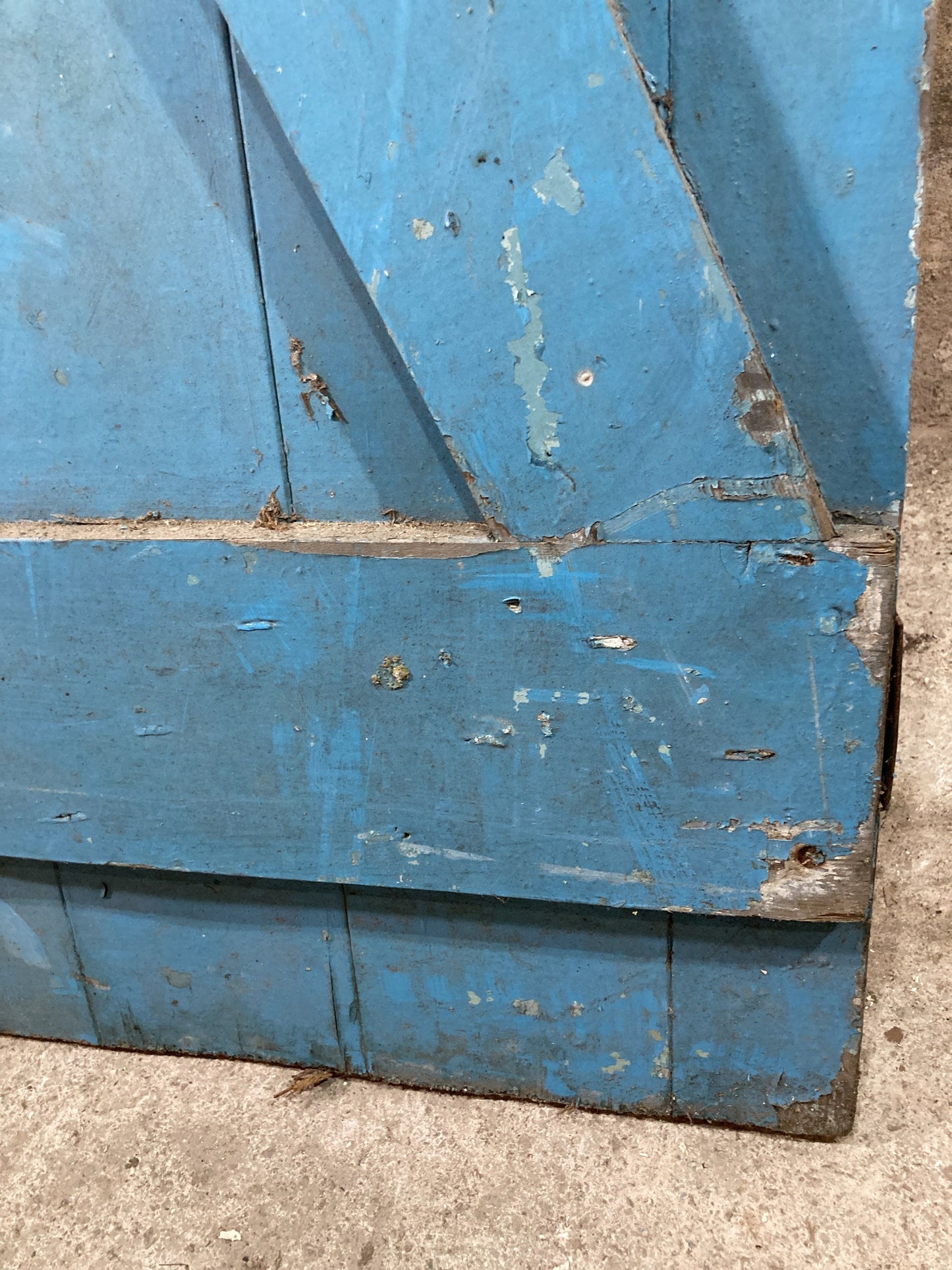 12th Pic Old Internal Painted  Pine Reclaimed Door