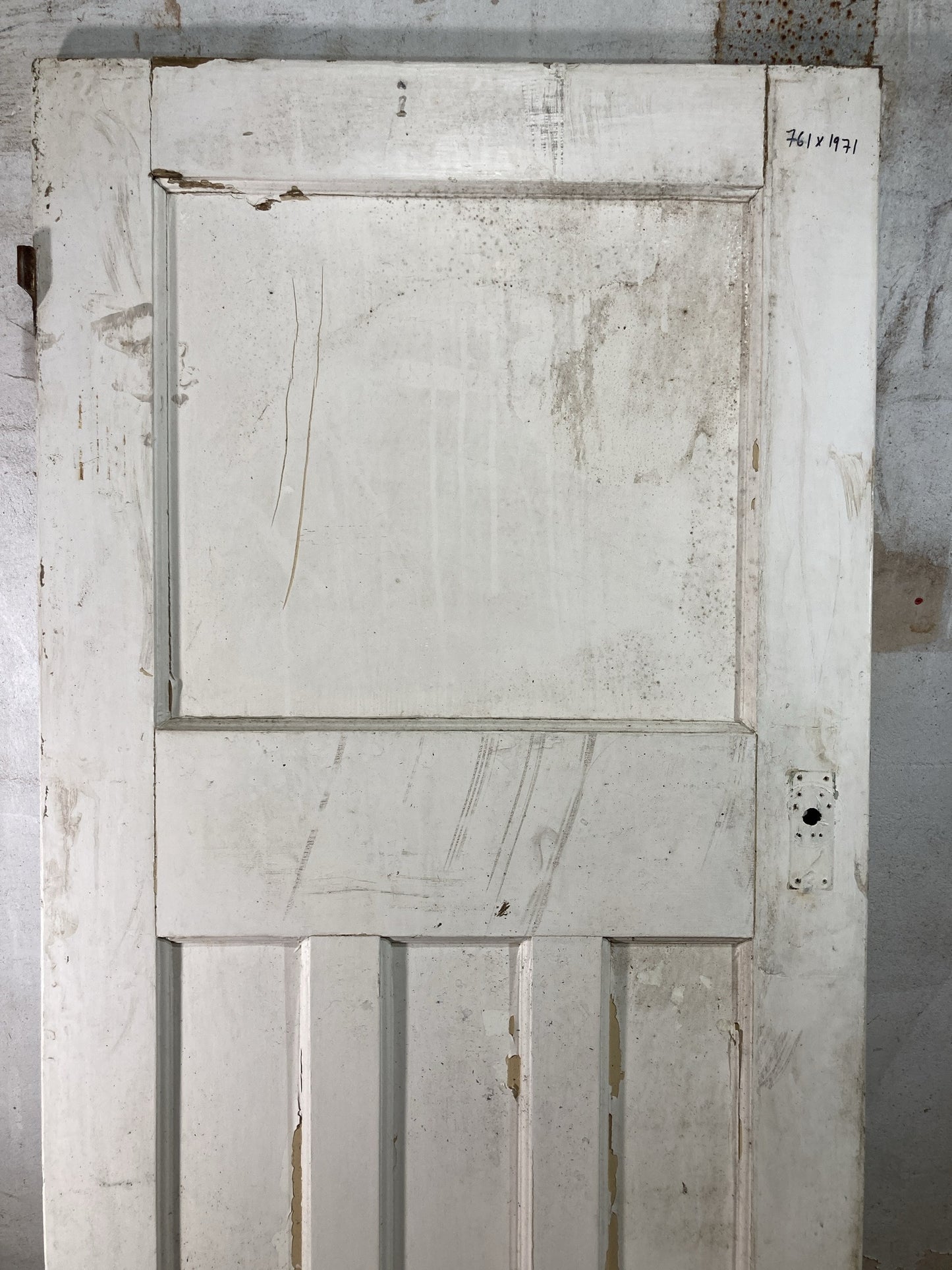 2nd Pic 1930s Internal Painted  Pitch Pine Reclaimed Door