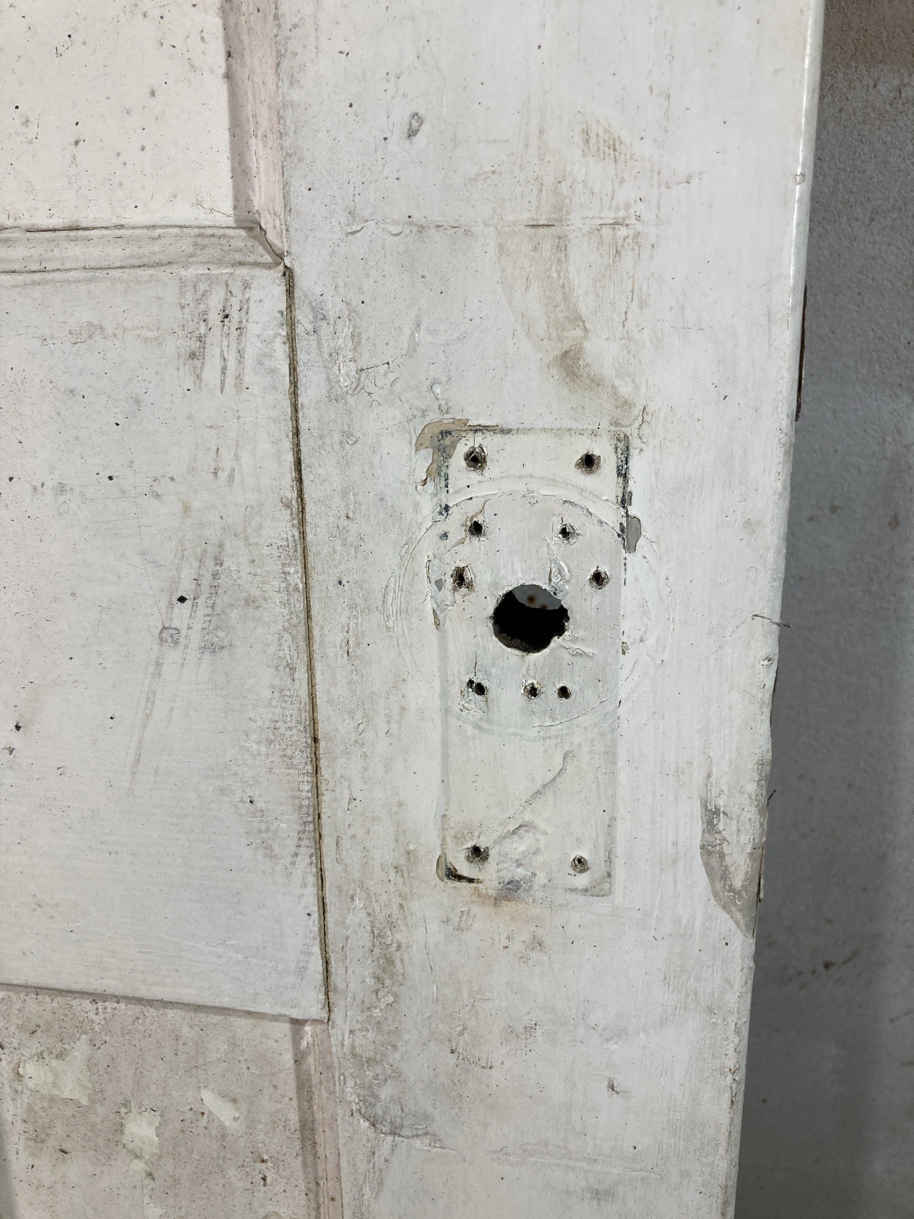 6th Pic 1930s Internal Painted  Pitch Pine Reclaimed Door