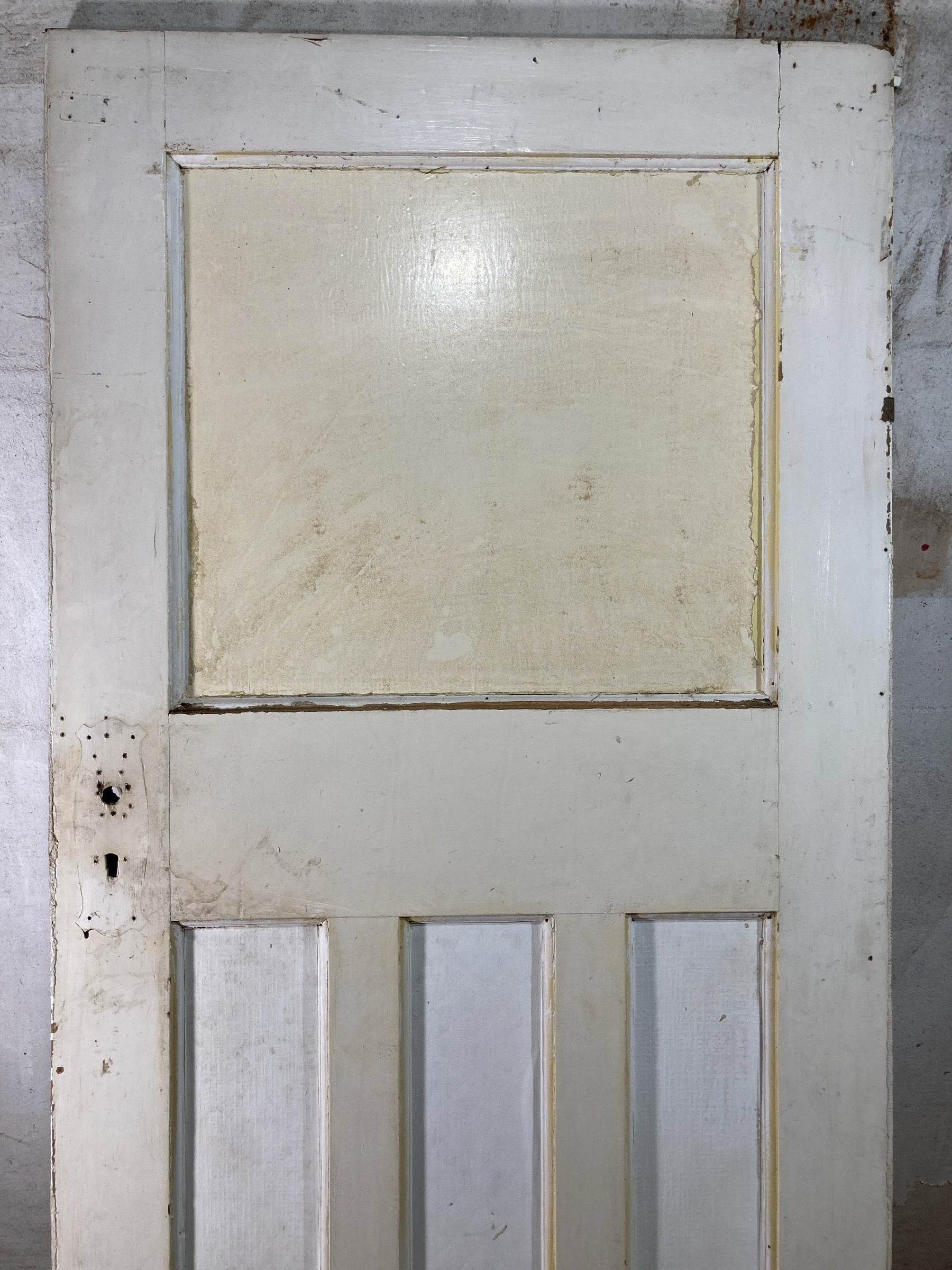 8th Pic 1930s Internal Painted  Pitch Pine Reclaimed Door