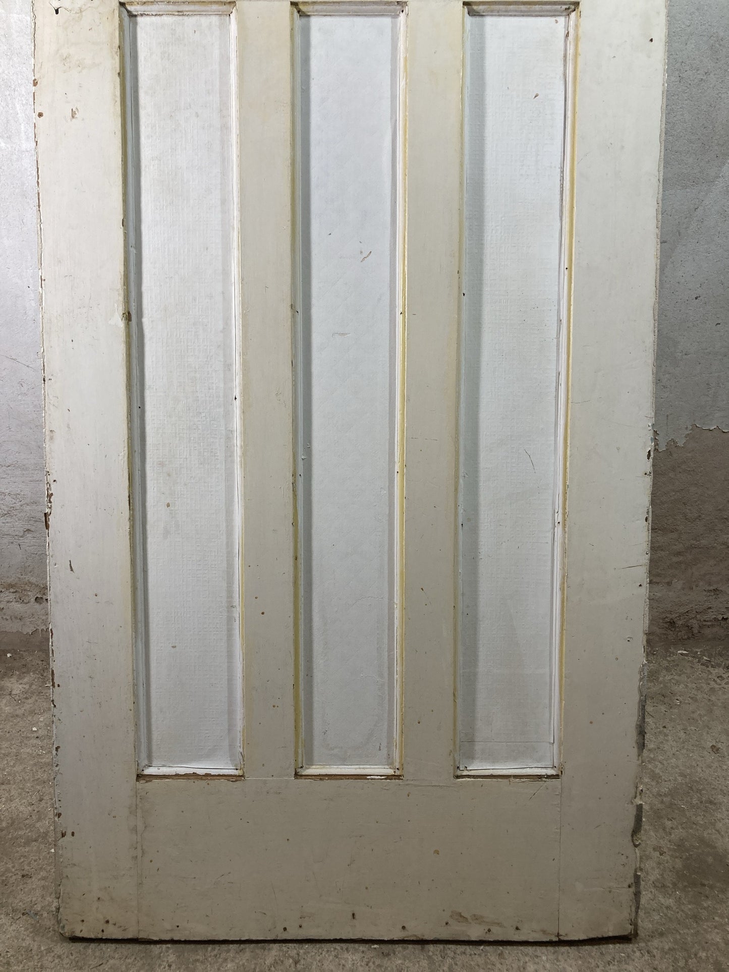 9th Pic 1930s Internal Painted  Pitch Pine Reclaimed Door