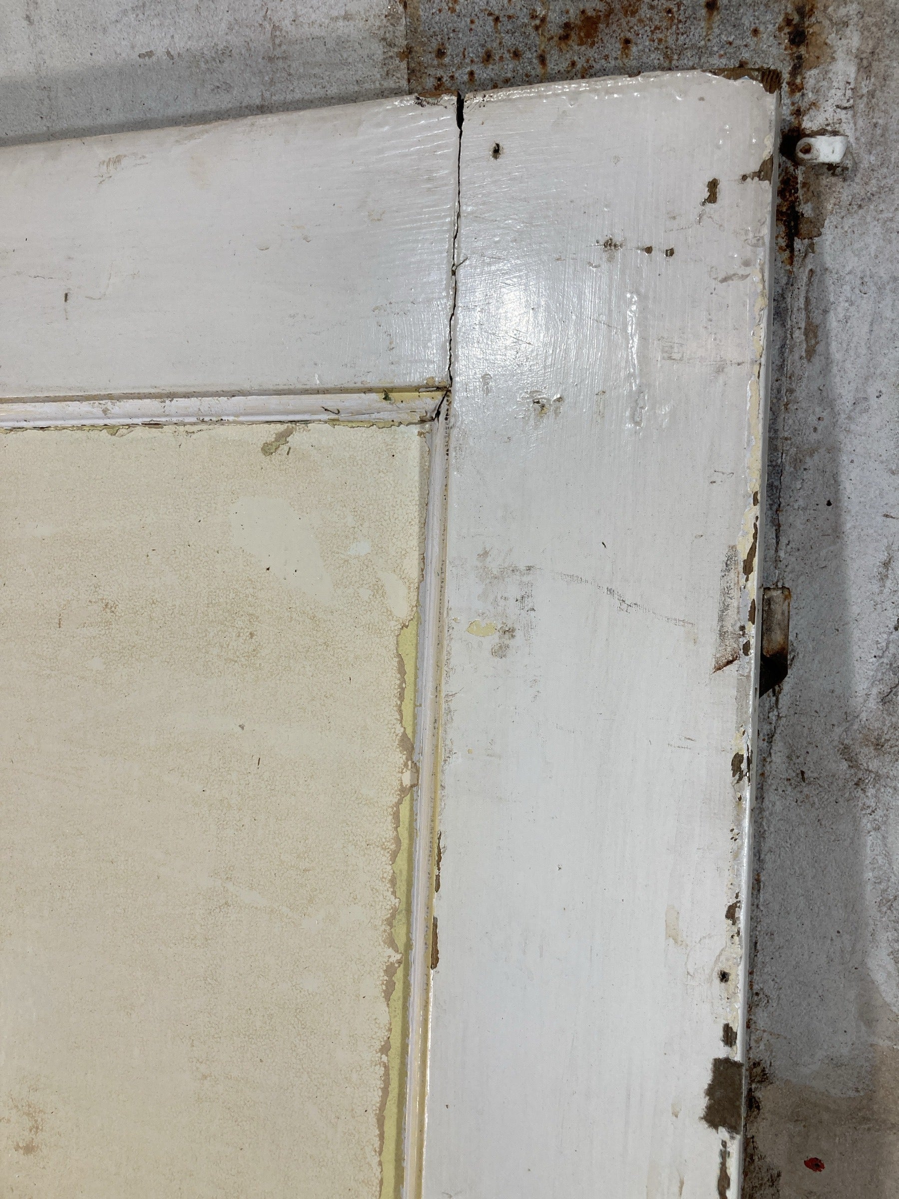 11th Pic 1930s Internal Painted  Pitch Pine Reclaimed Door