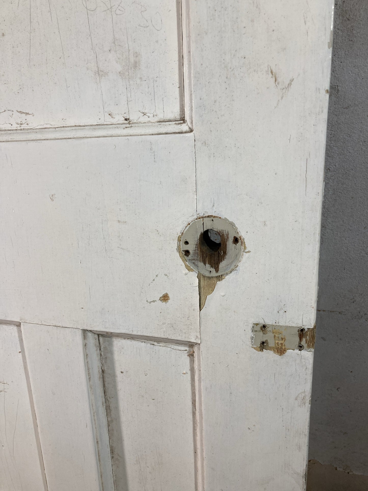 4th Pic 1930s Internal Painted  Pitch Pine Reclaimed Door