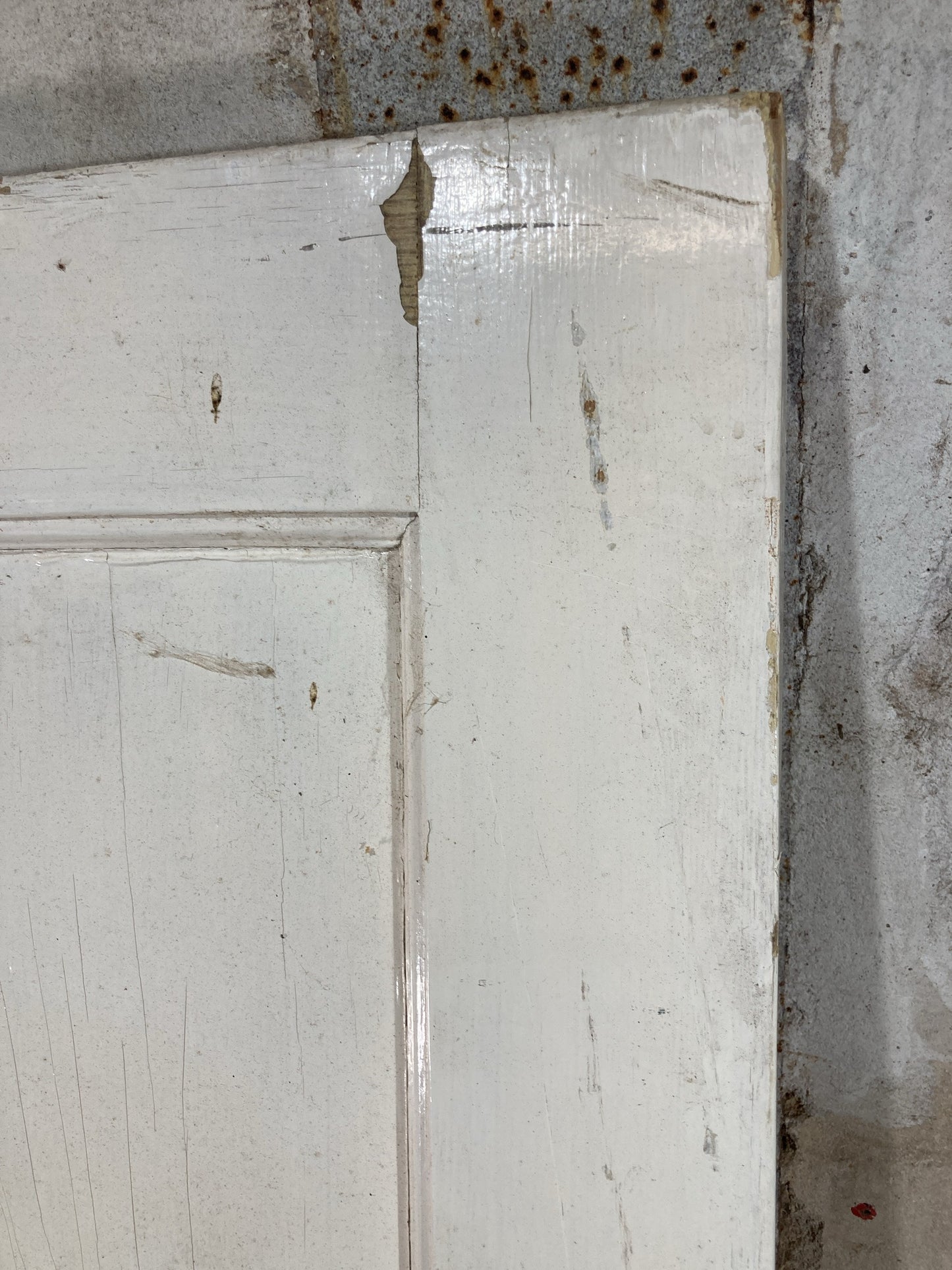 5th Pic 1930s Internal Painted  Pitch Pine Reclaimed Door