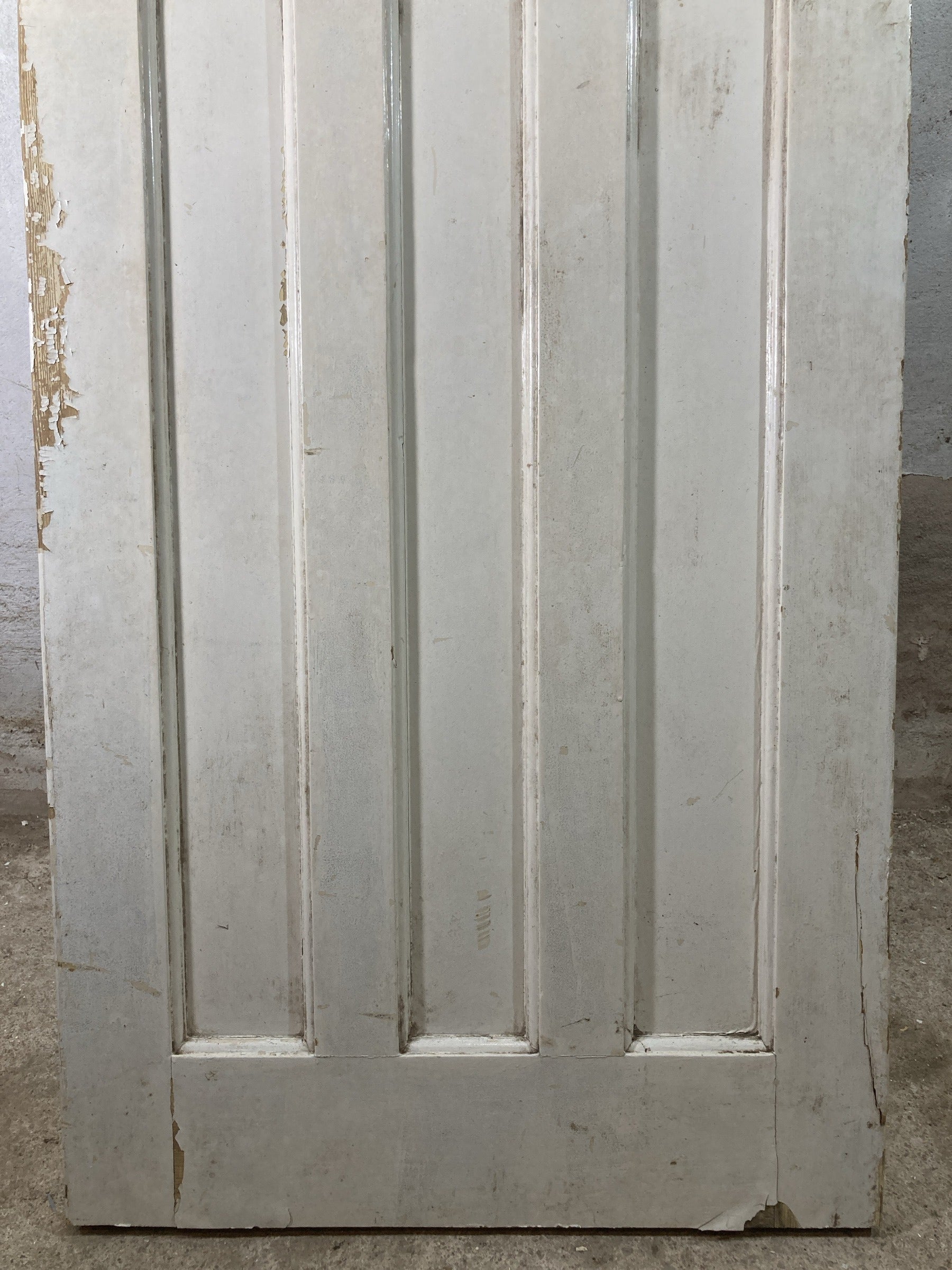 9th Pic 1930s Internal Painted  Pitch Pine Reclaimed Door