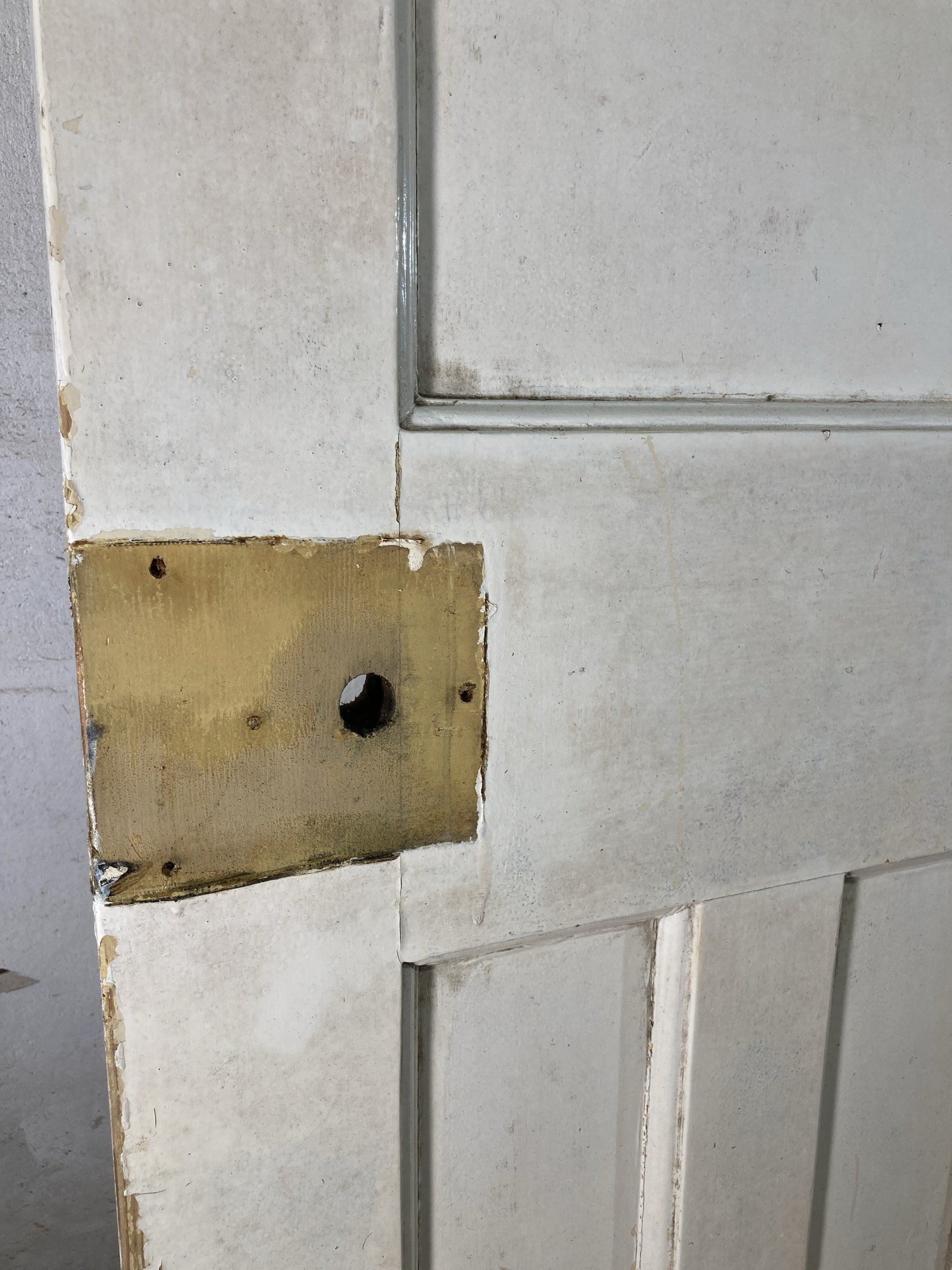 10th Pic 1930s Internal Painted  Pitch Pine Reclaimed Door