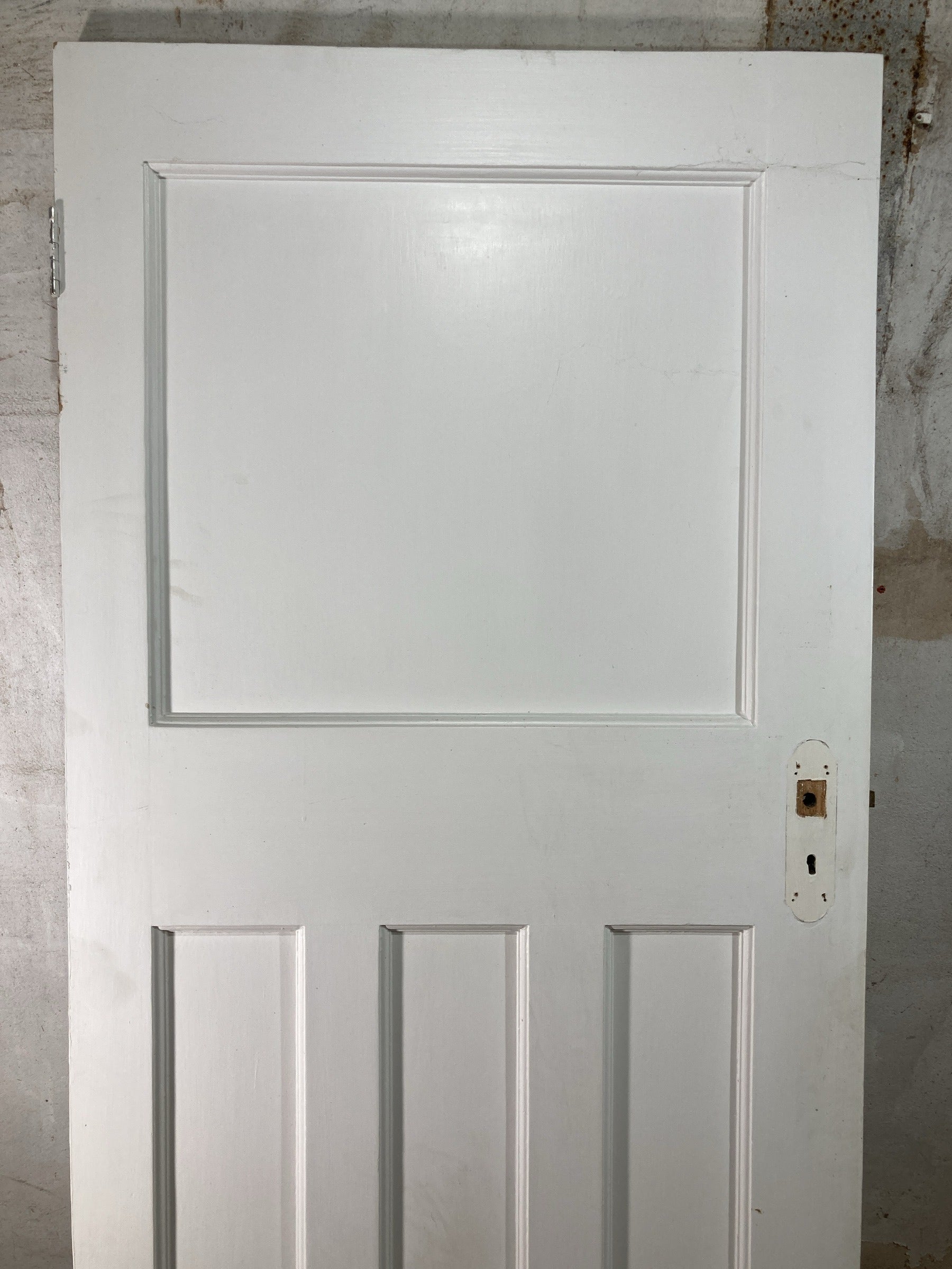 2nd Pic 1930s Internal Painted  Pitch Pine Reclaimed Door