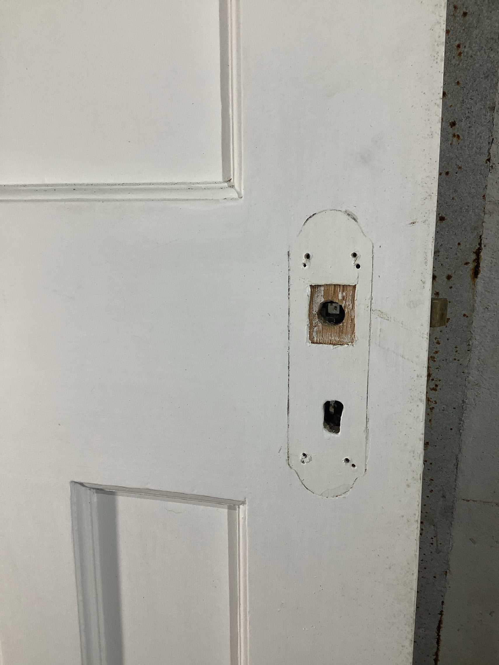 5th Pic 1930s Internal Painted  Pitch Pine Reclaimed Door