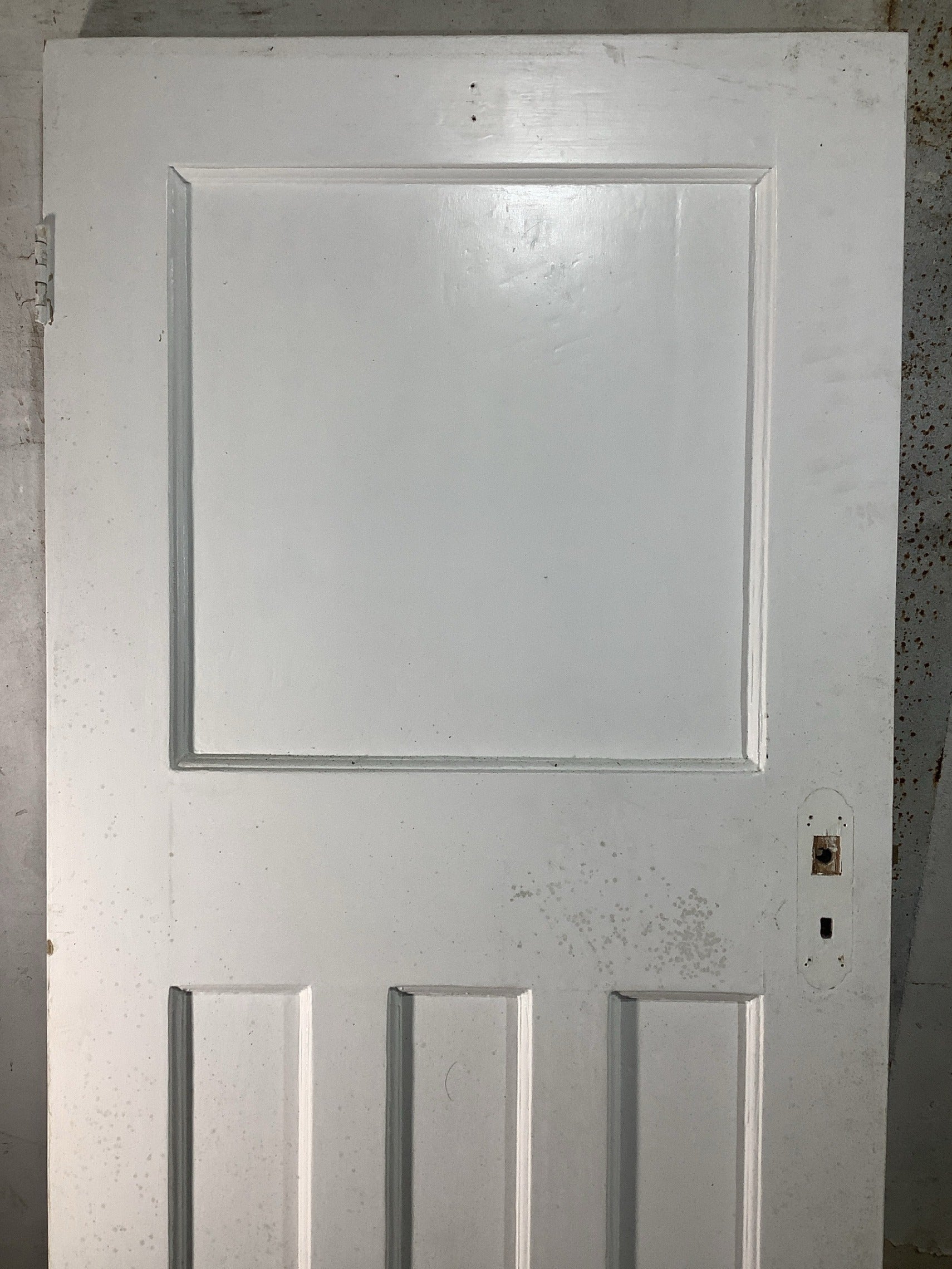 2nd Pic 1930s Internal Painted  Pitch Pine Reclaimed Door