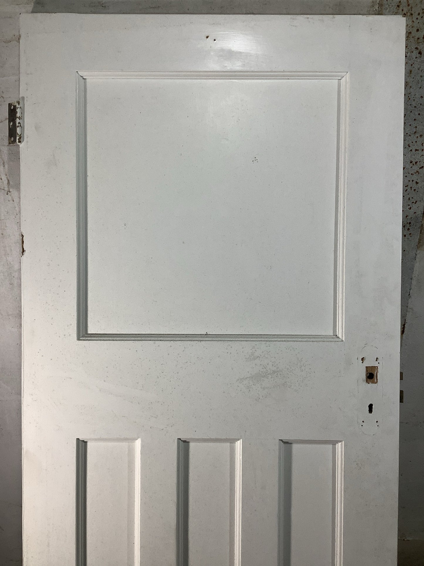 2nd Pic 1930s Internal Painted  Pitch Pine Reclaimed Door