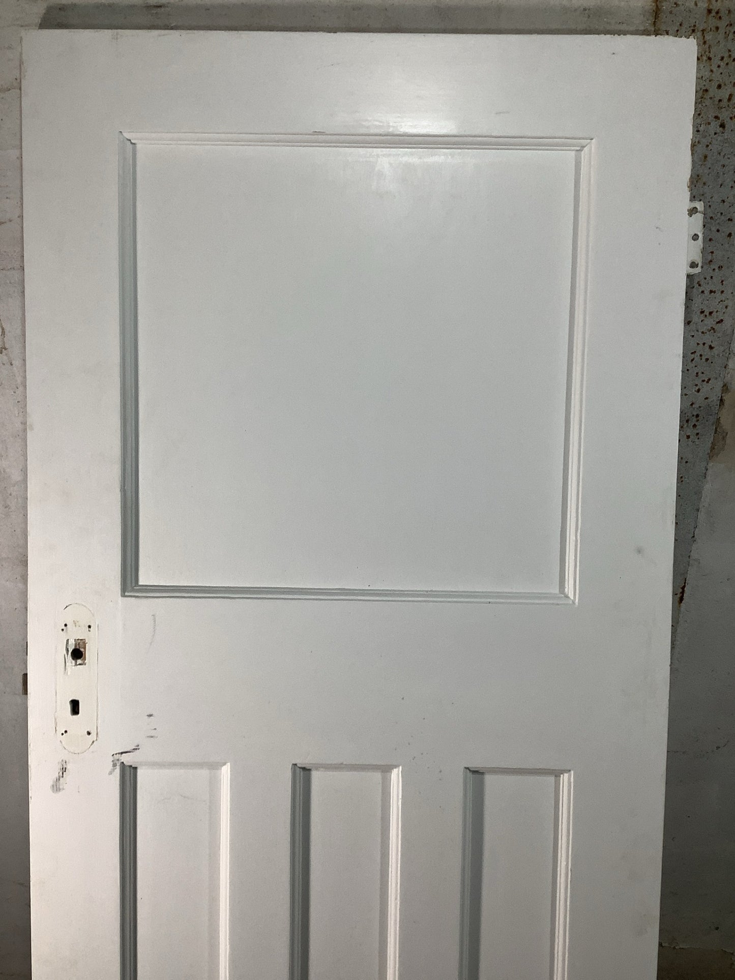 8th Pic 1930s Internal Painted  Pitch Pine Reclaimed Door