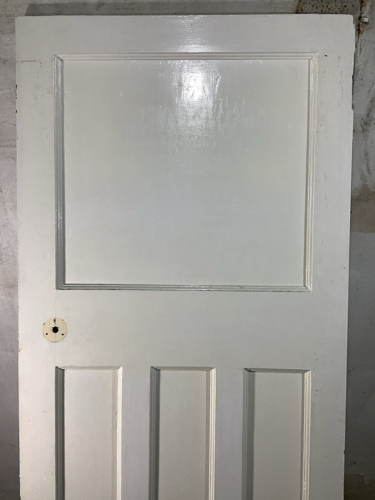 8th Pic 1930s Internal Painted  Pitch Pine Reclaimed Door