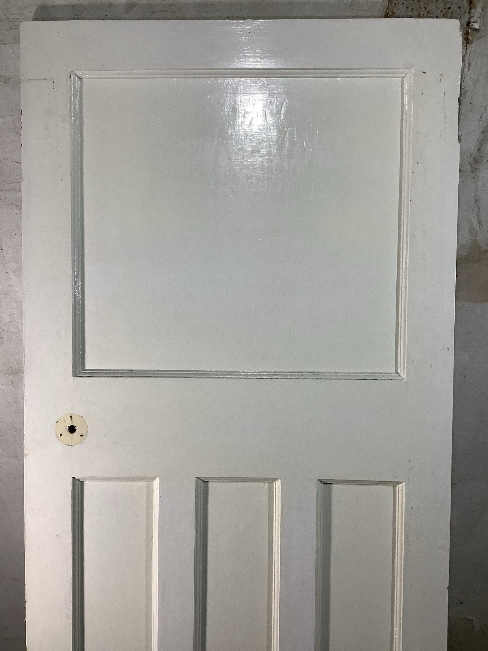 8th Pic 1930s Internal Painted  Pitch Pine Reclaimed Door