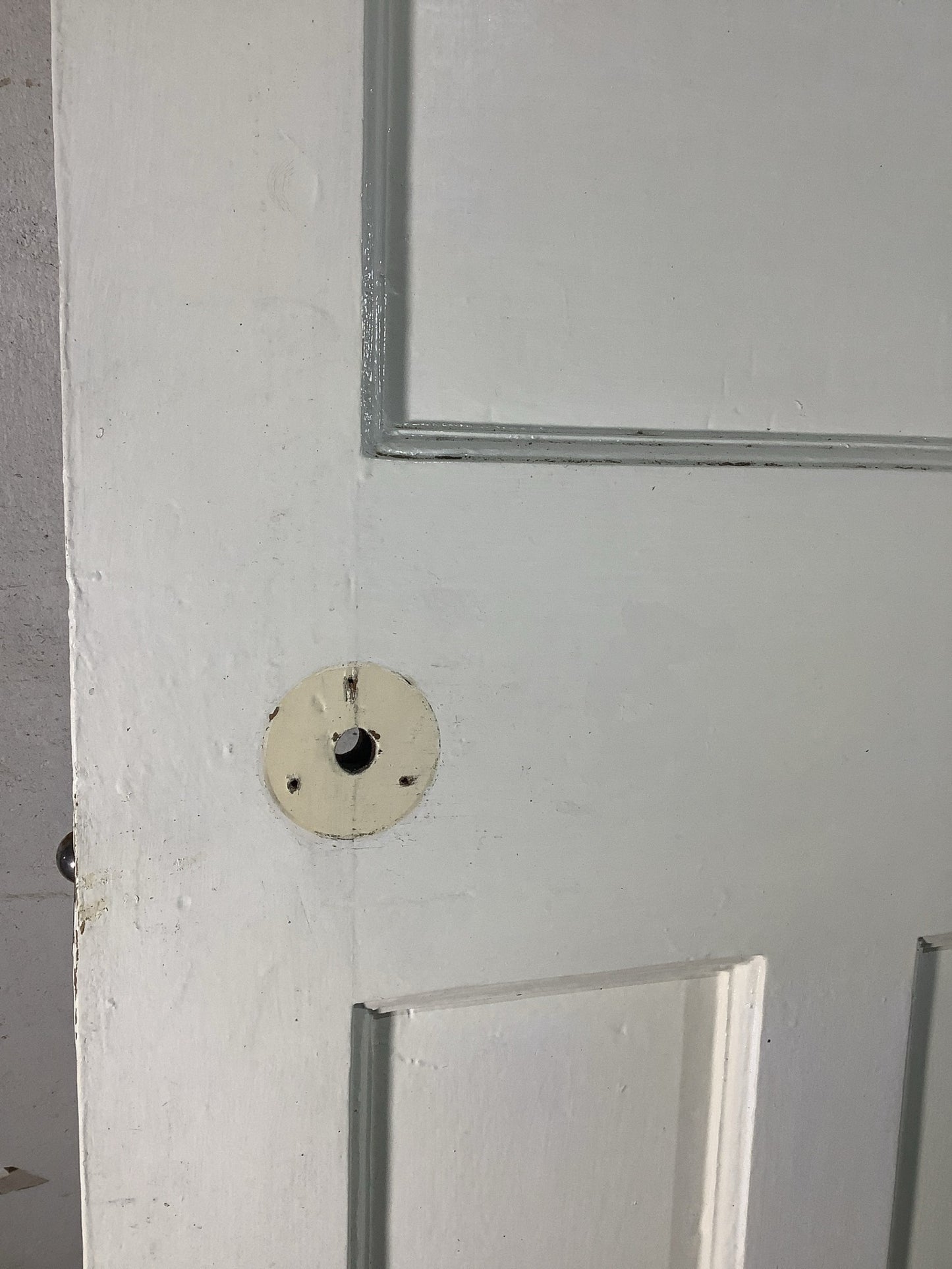 10th Pic 1930s Internal Painted  Pitch Pine Reclaimed Door