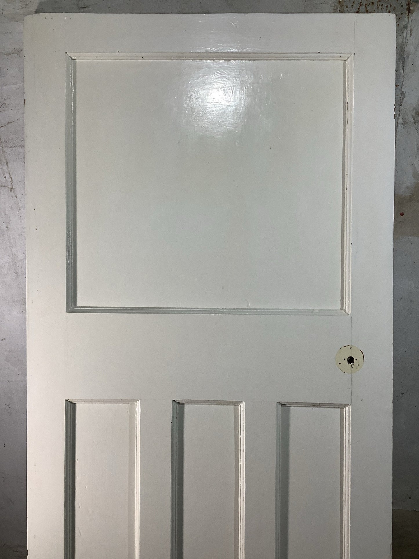 2nd Pic 1930s Internal Painted  Pitch Pine Reclaimed Door