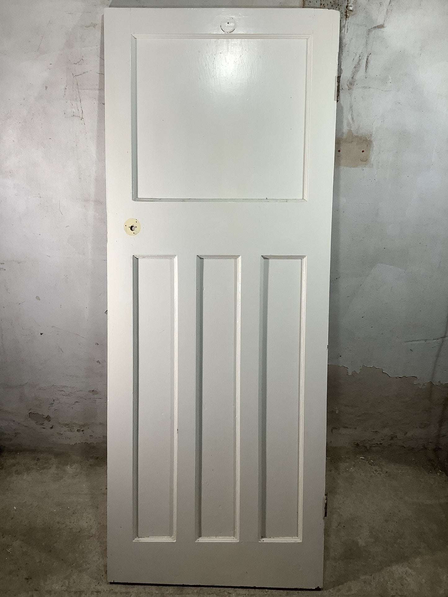 7th Pic 1930s Internal Painted  Pitch Pine Reclaimed Door