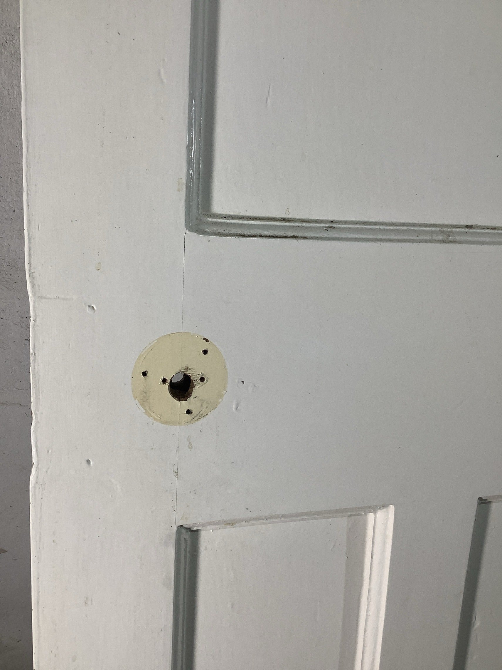 10th Pic 1930s Internal Painted  Pitch Pine Reclaimed Door