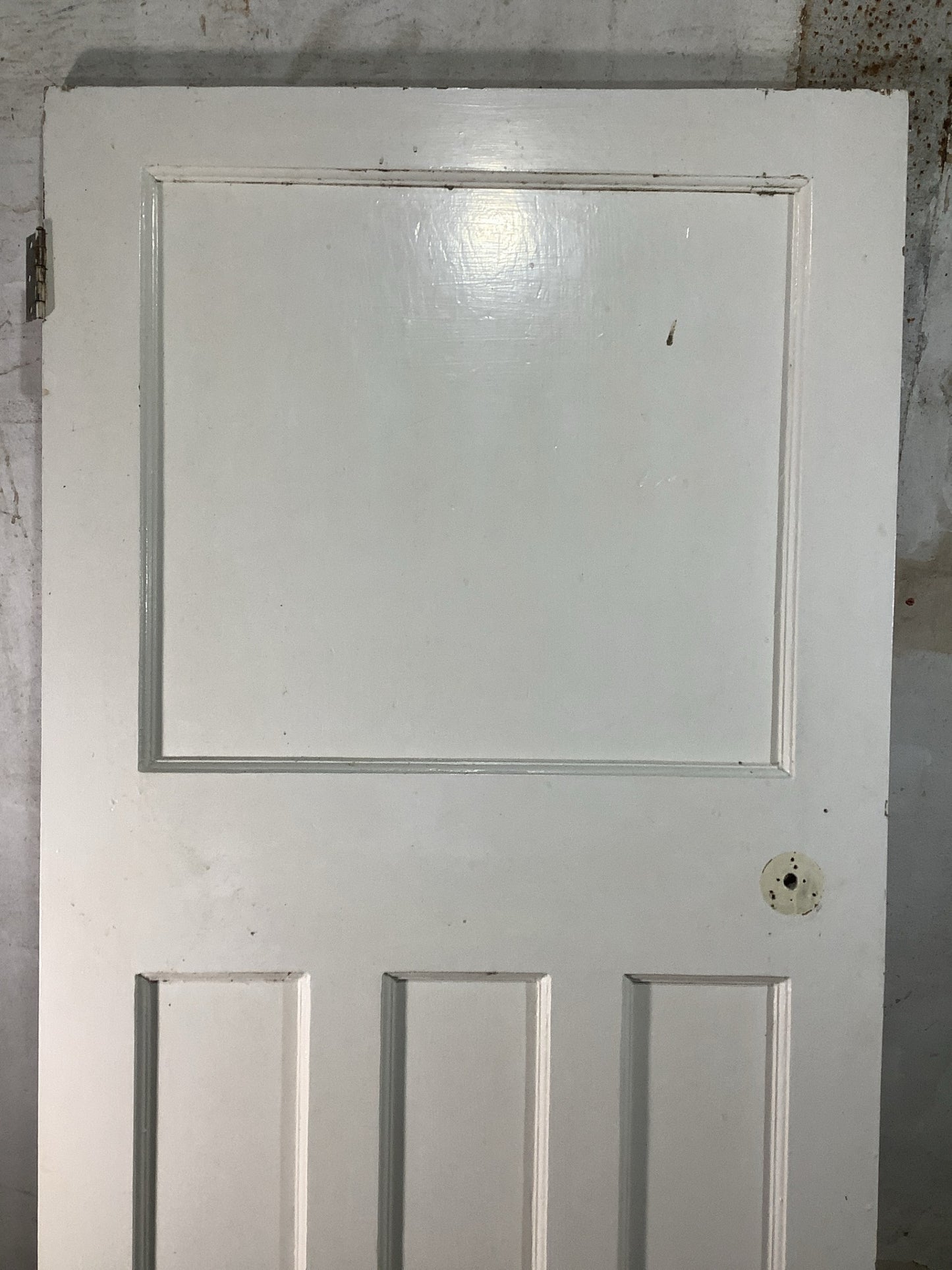 2nd Pic 1930s Internal Painted  Pitch Pine Reclaimed Door