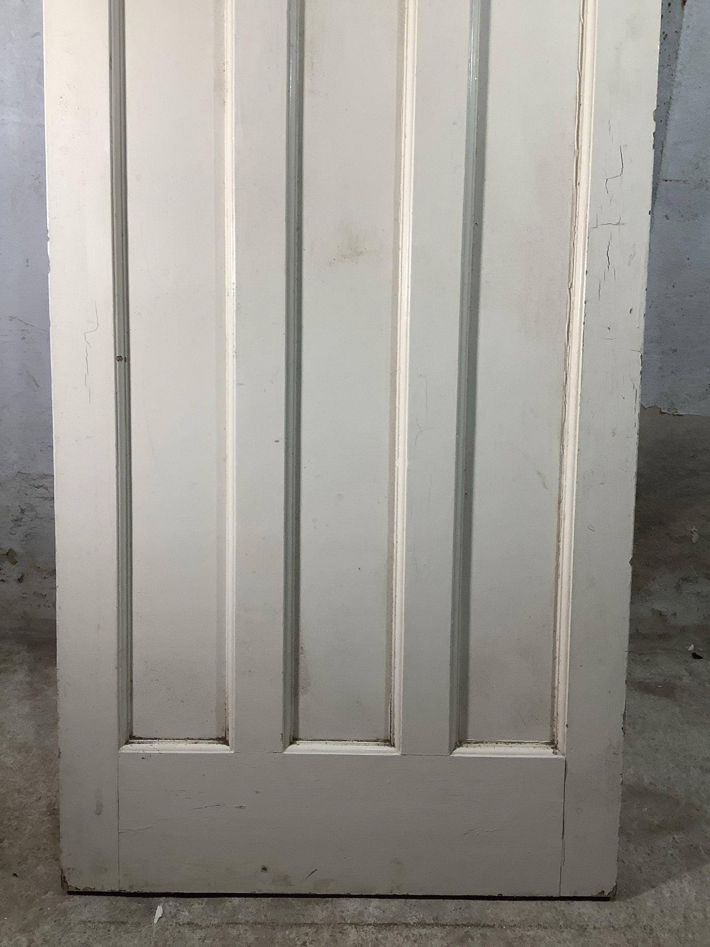 3rd Pic 1930s Internal Painted  Pitch Pine Reclaimed Door