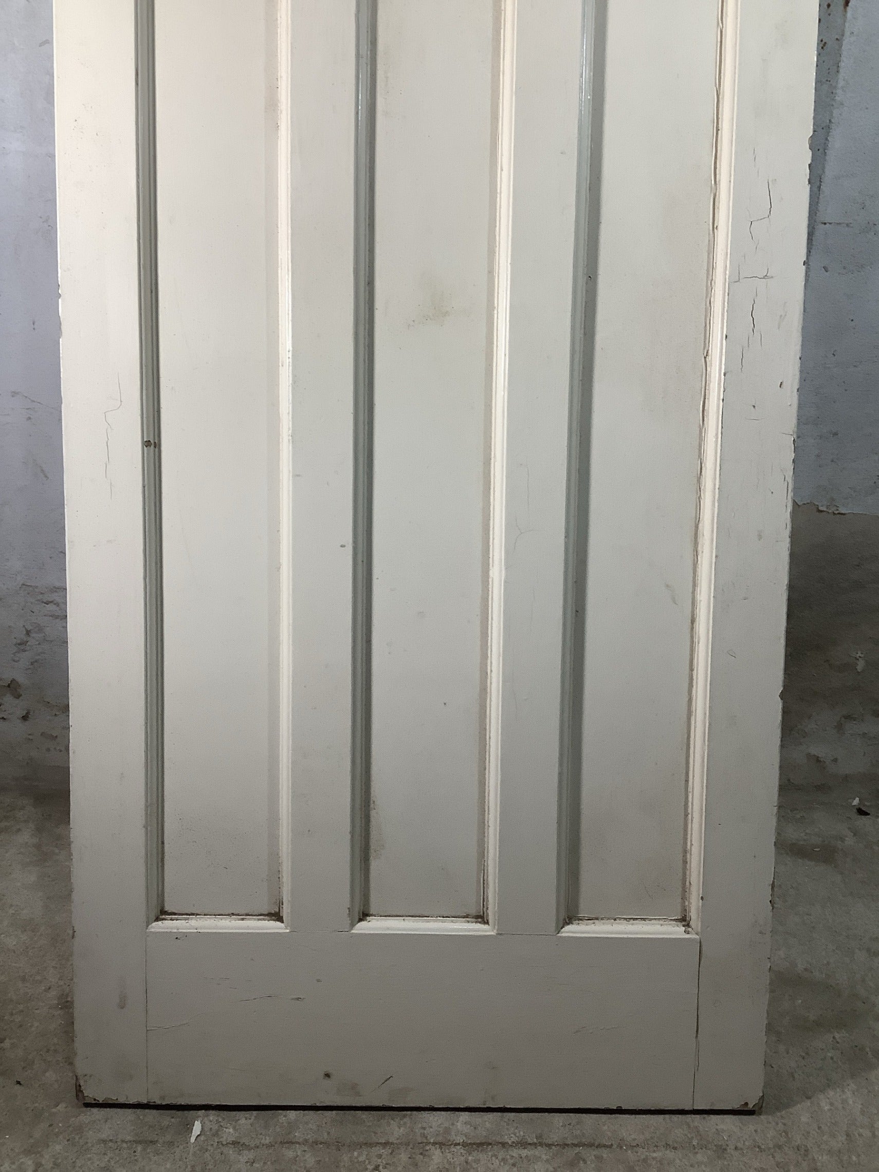 3rd Pic 1930s Internal Painted  Pitch Pine Reclaimed Door