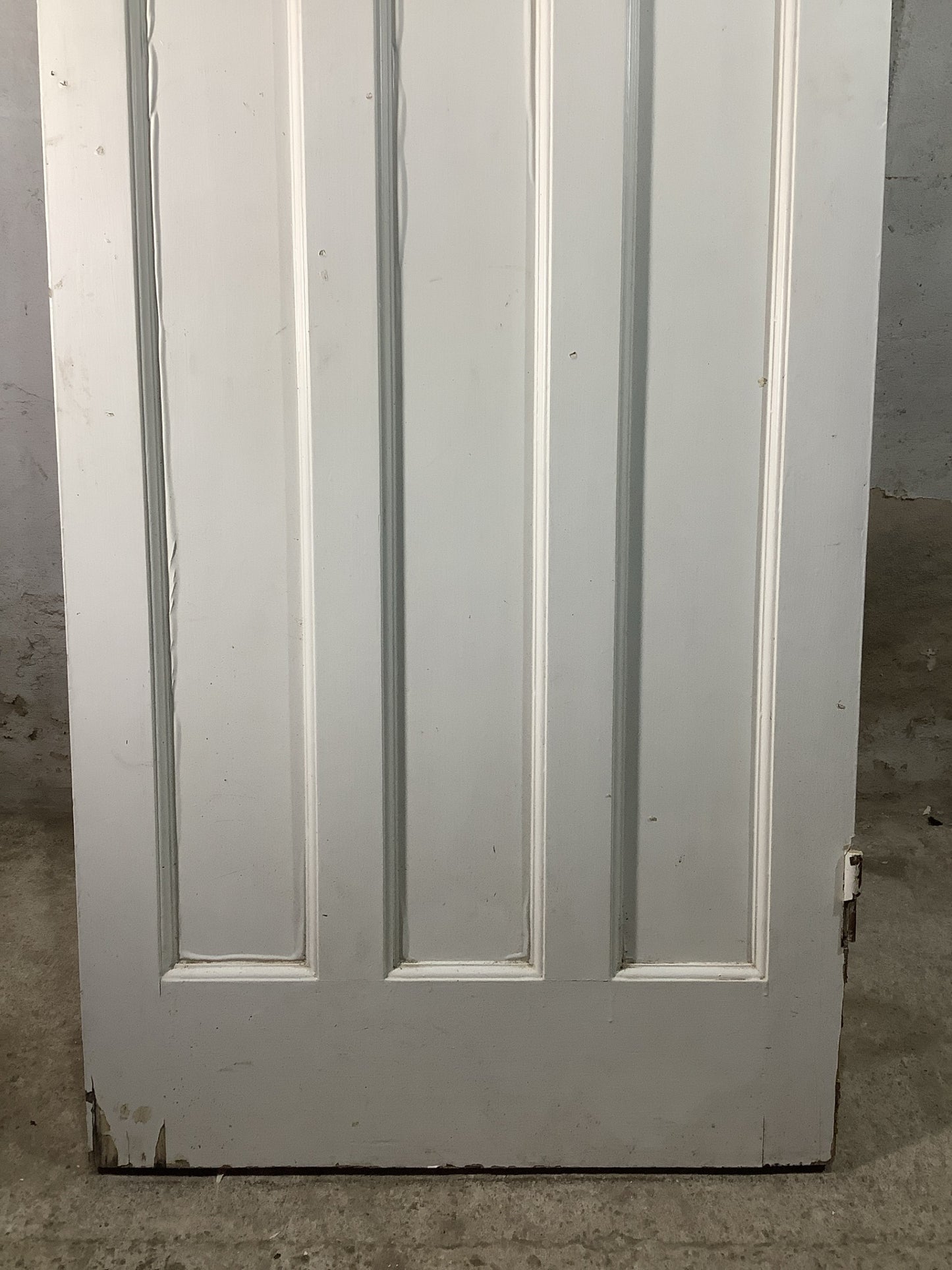 9th Pic 1930s Internal Painted  Pitch Pine Reclaimed Door