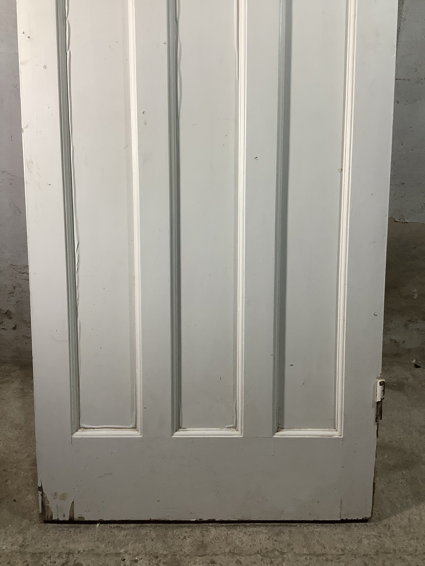 9th Pic 1930s Internal Painted  Pitch Pine Reclaimed Door