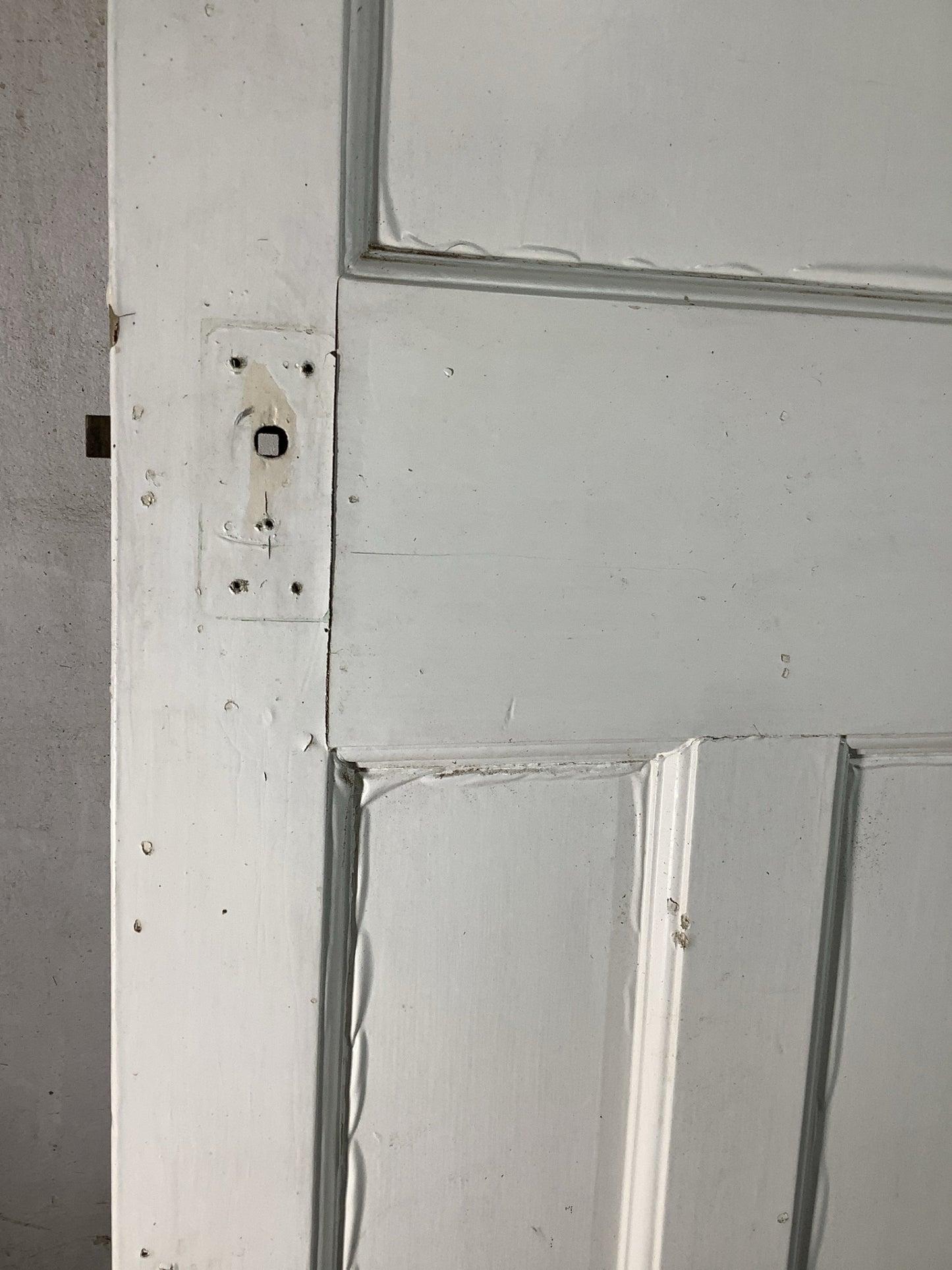 10th Pic 1930s Internal Painted  Pitch Pine Reclaimed Door