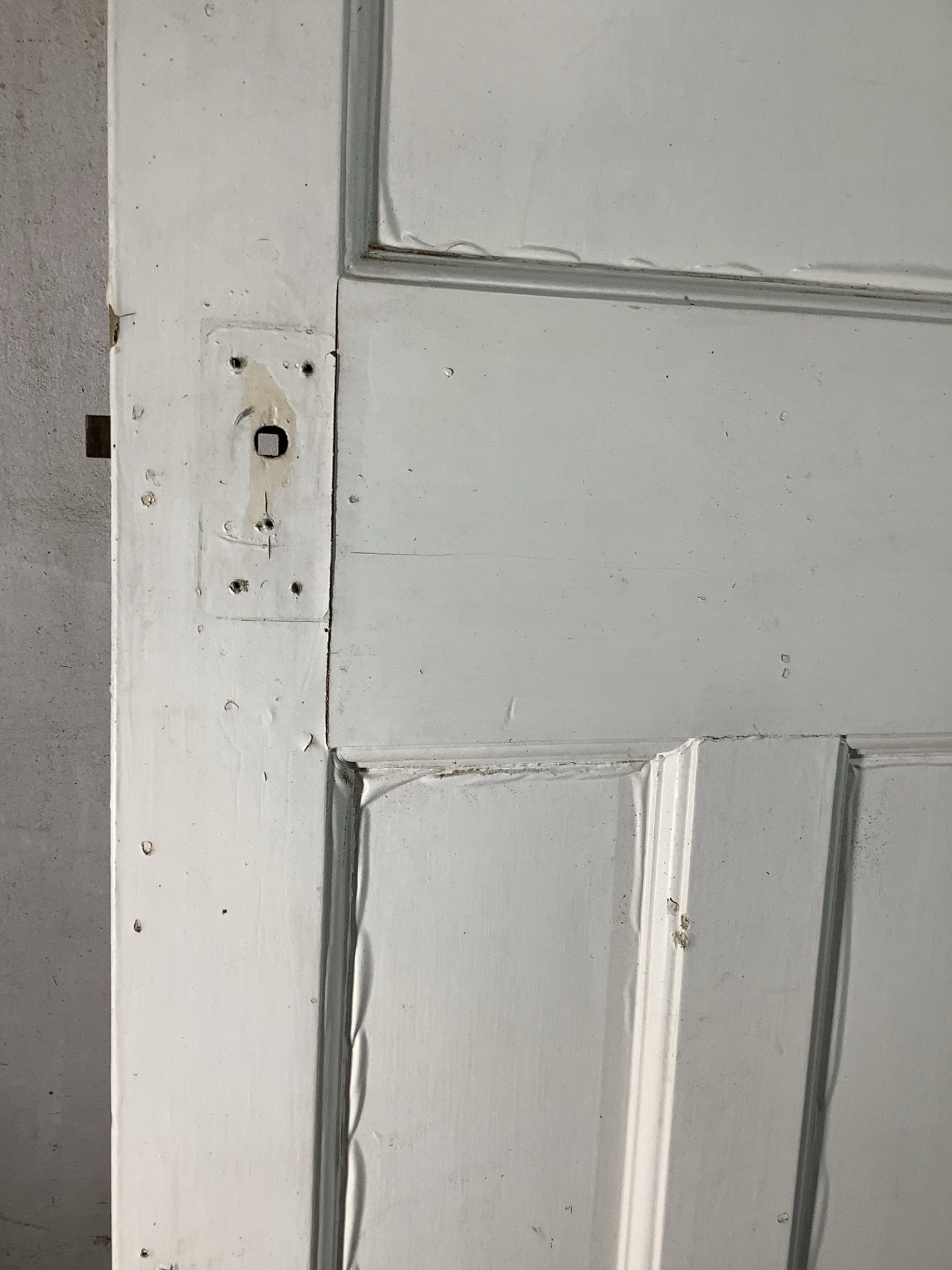 10th Pic 1930s Internal Painted  Pitch Pine Reclaimed Door
