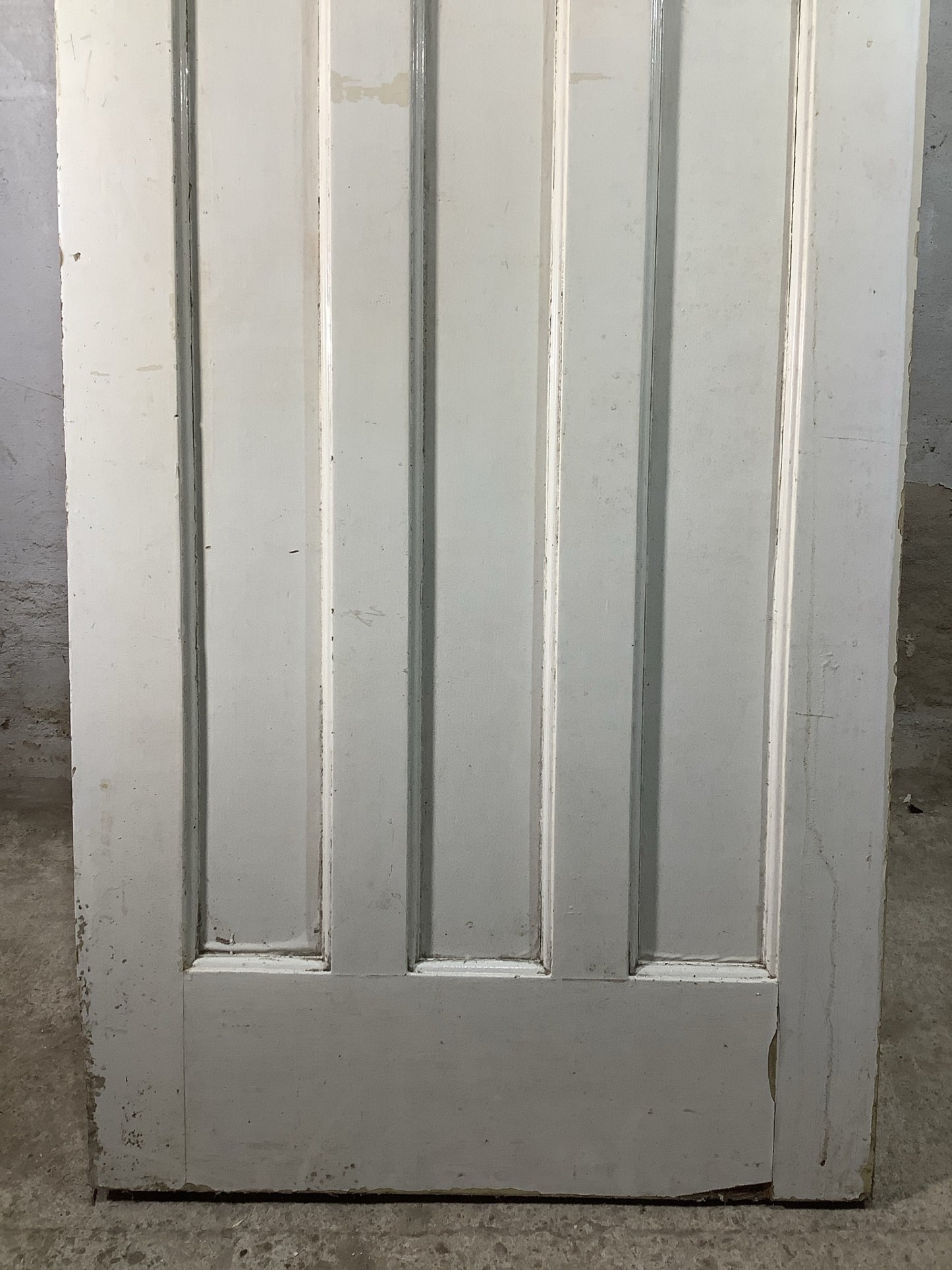 9th Pic 1930s Internal Painted  Pitch Pine Reclaimed Door