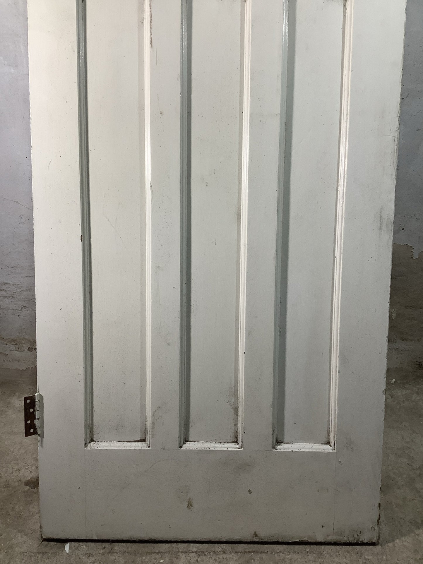 3rd Pic 1930s Internal Painted  Pitch Pine Reclaimed Door