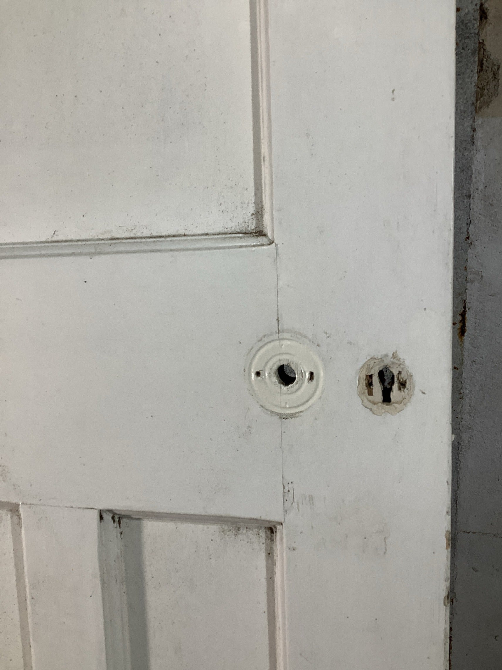 5th Pic 1930s Internal Painted  Pitch Pine Reclaimed Door