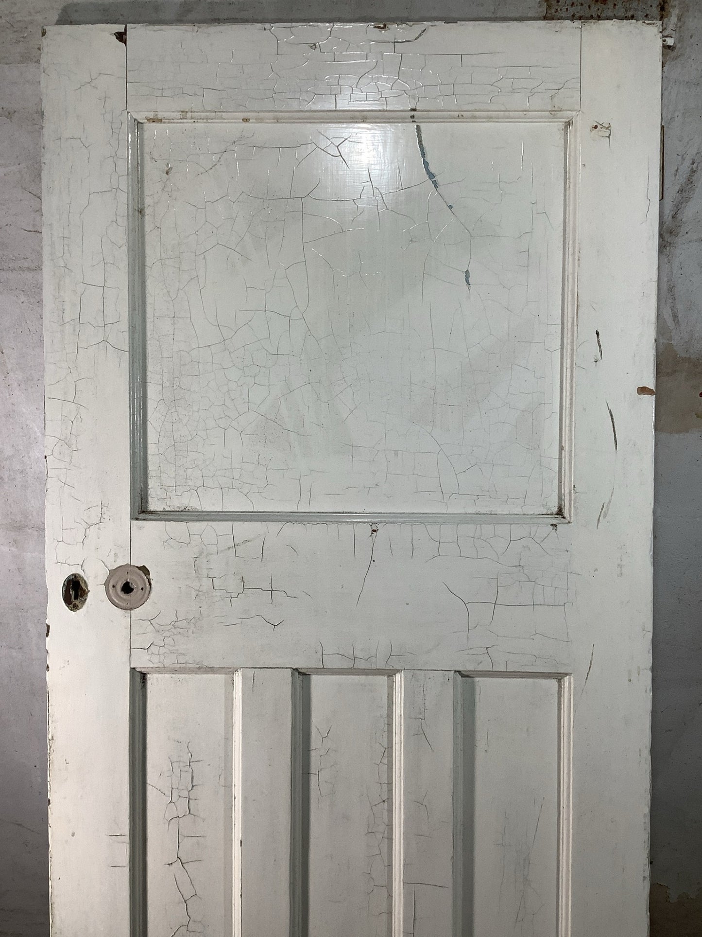 8th Pic 1930s Internal Painted  Pitch Pine Reclaimed Door