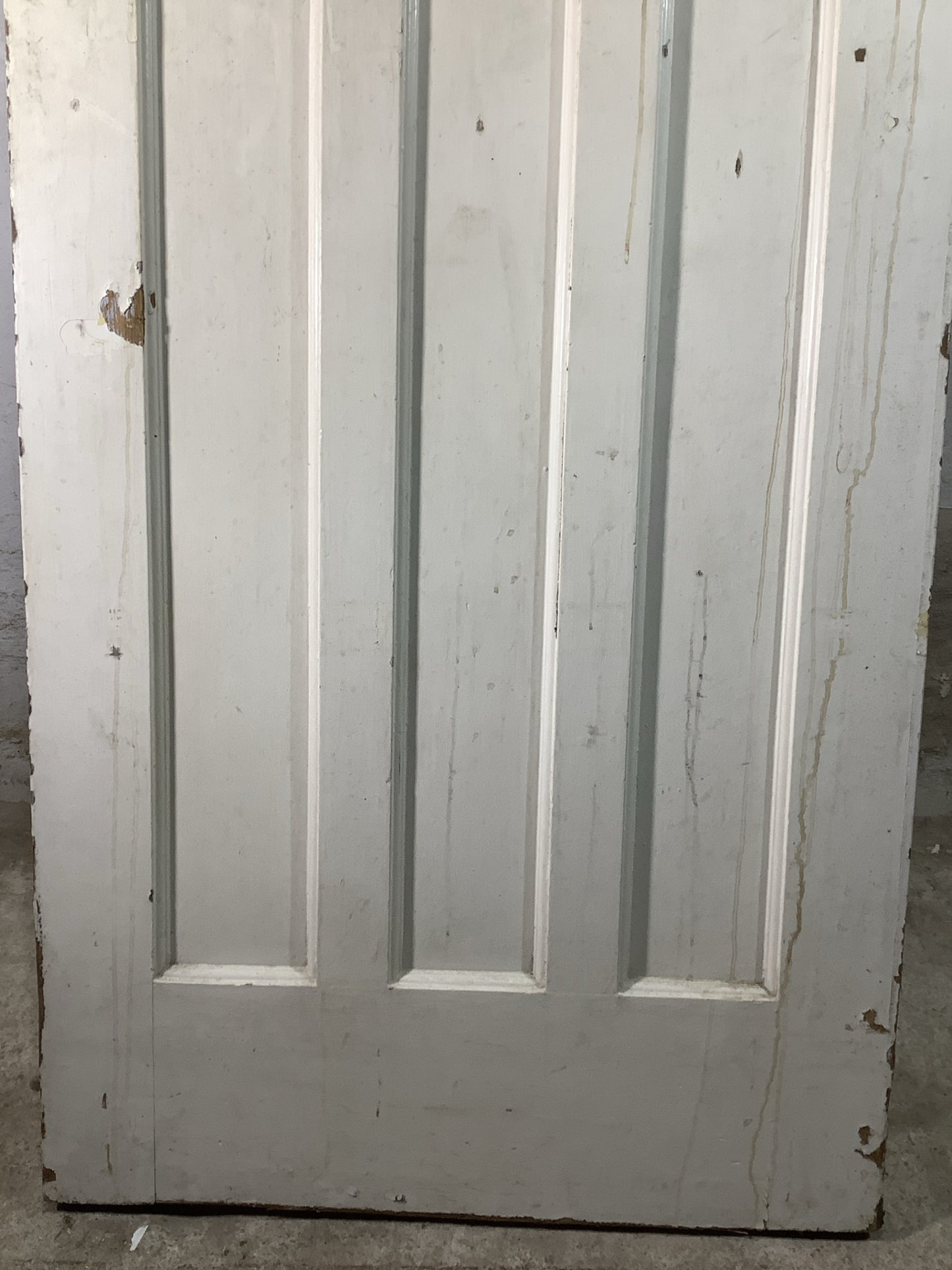 3rd Pic 1930s Internal Painted  Pitch Pine Reclaimed Door