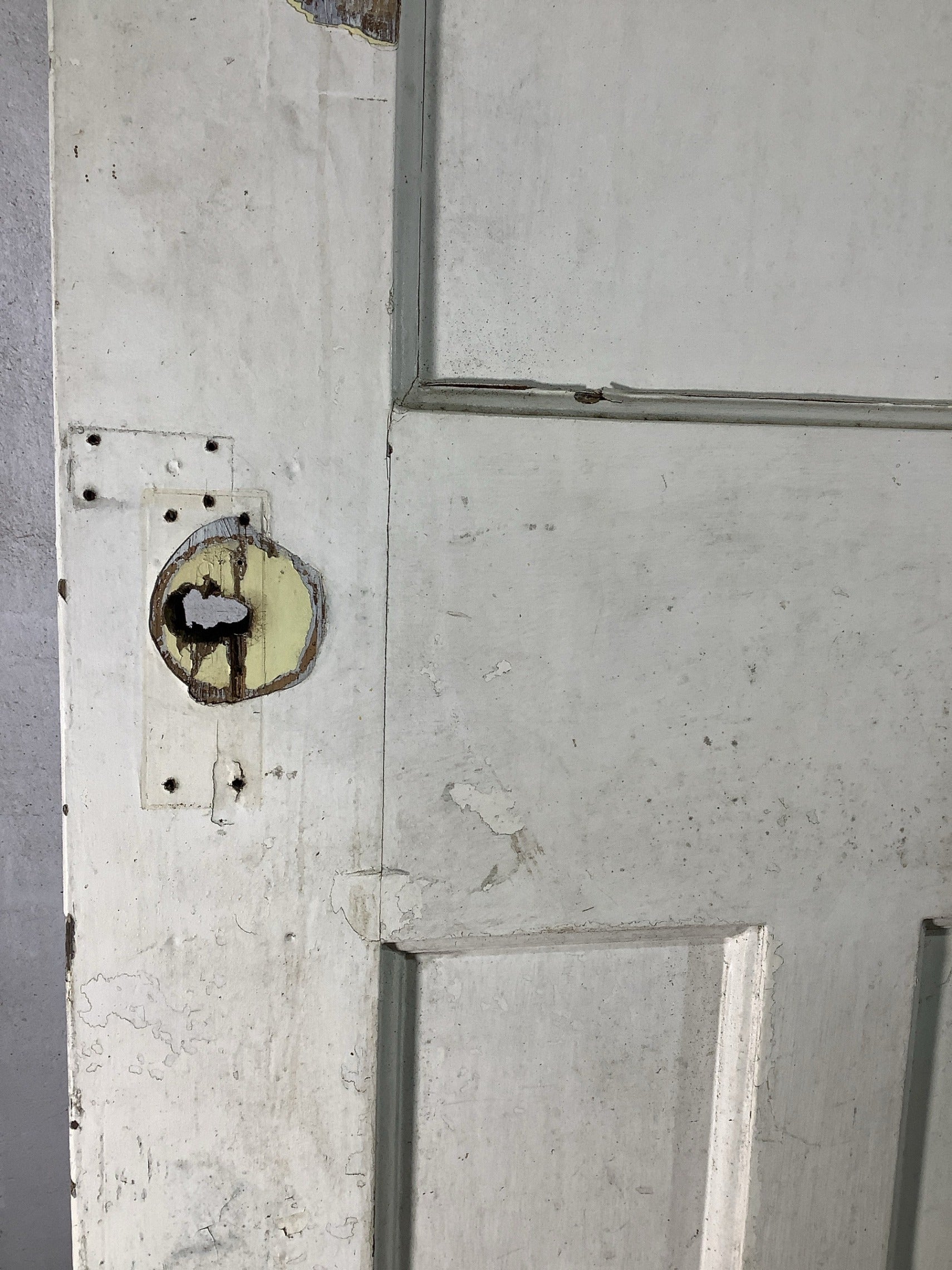 4th Pic 1930s Internal Painted  Pitch Pine Reclaimed Door