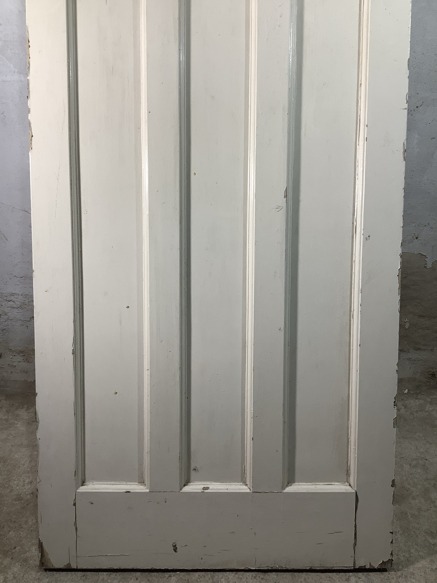 3rd Pic 1930s Internal Painted  Pitch Pine Reclaimed Door